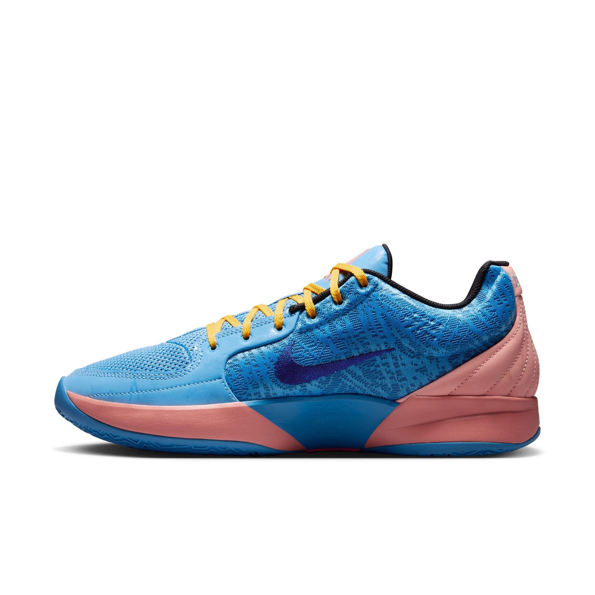 Nike Ja 2 Men's Basketball Shoe - BLUE BEYOND/HYPER PINK/CELESTIAL GOLD Thumbnail View 9