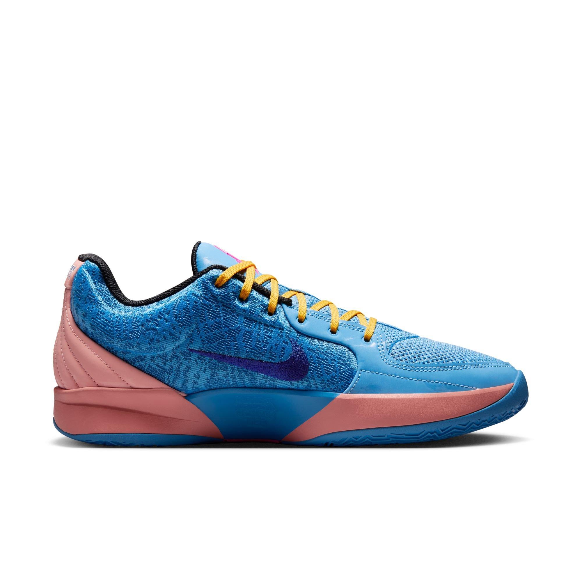 Nike Ja 2 Men's Basketball Shoe - BLUE BEYOND/HYPER PINK/CELESTIAL GOLD Thumbnail View 2