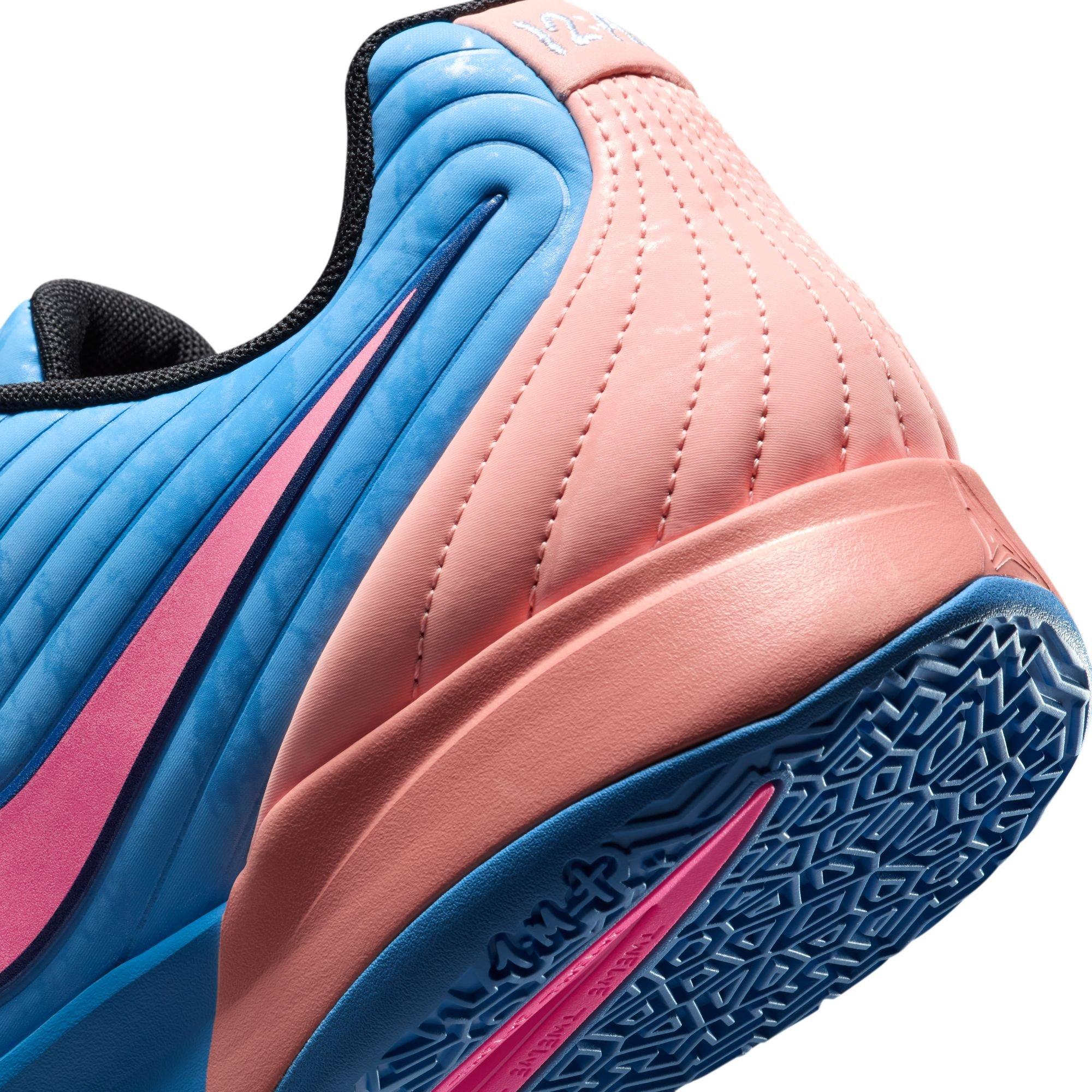 Nike Ja 2 Men's Basketball Shoe - BLUE BEYOND/HYPER PINK/CELESTIAL GOLD Thumbnail View 5