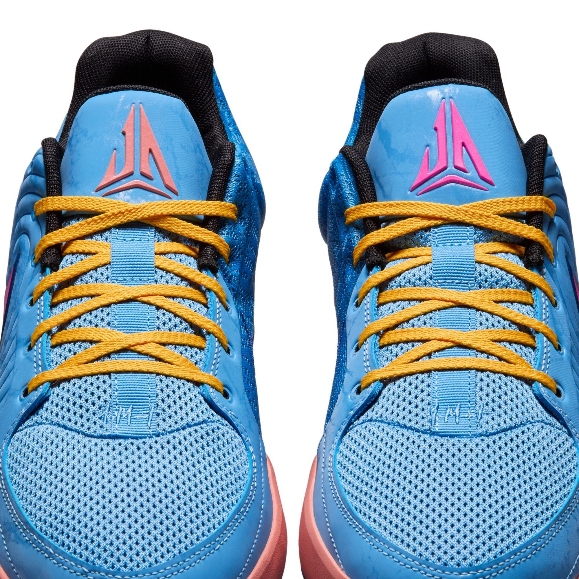 Nike Ja 2 Men's Basketball Shoe - BLUE BEYOND/HYPER PINK/CELESTIAL GOLD Thumbnail View 6