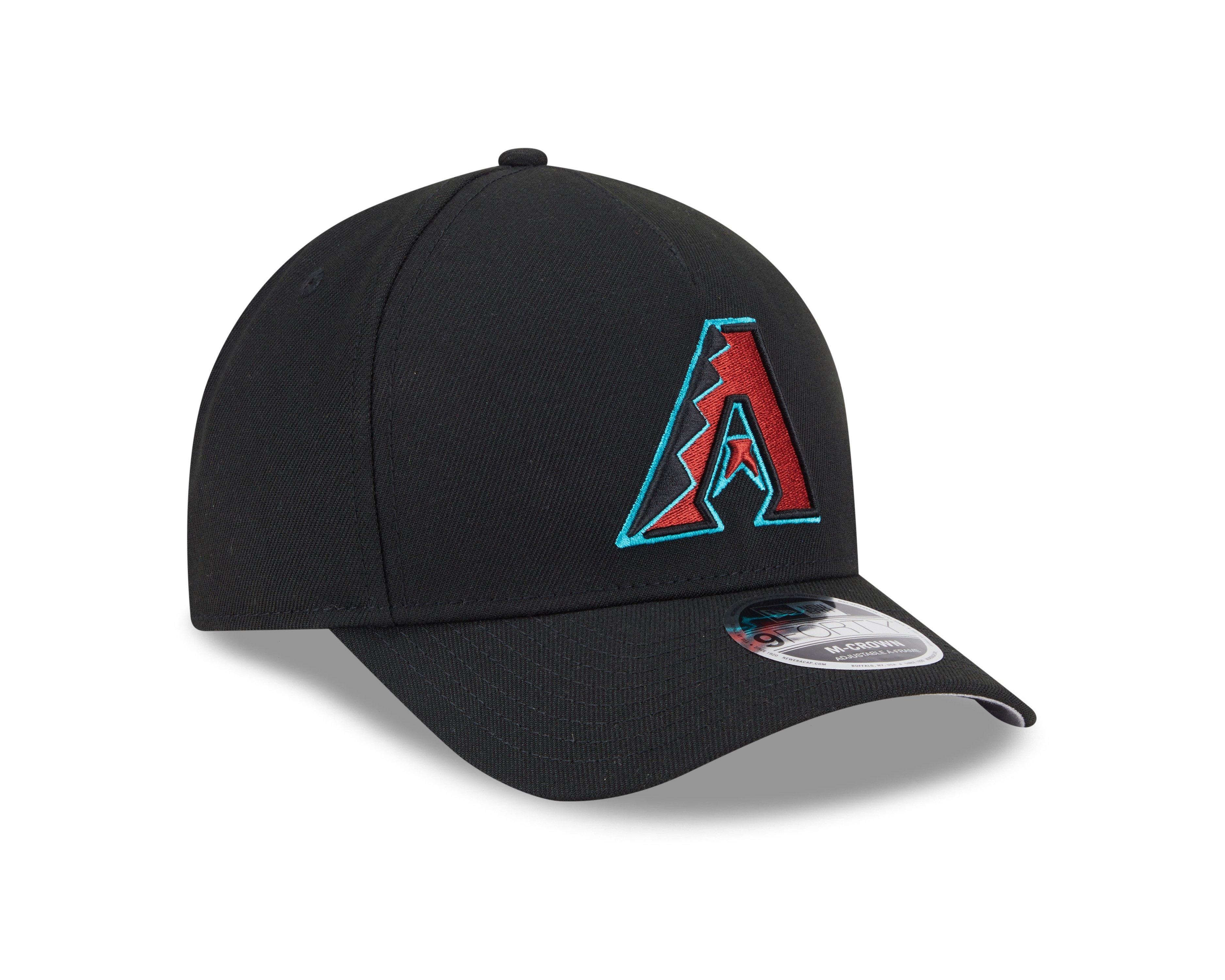 New Era Arizona Diamondbacks 9FORTY A-Frame Snapback Hat-Black - BLACK Thumbnail View 2