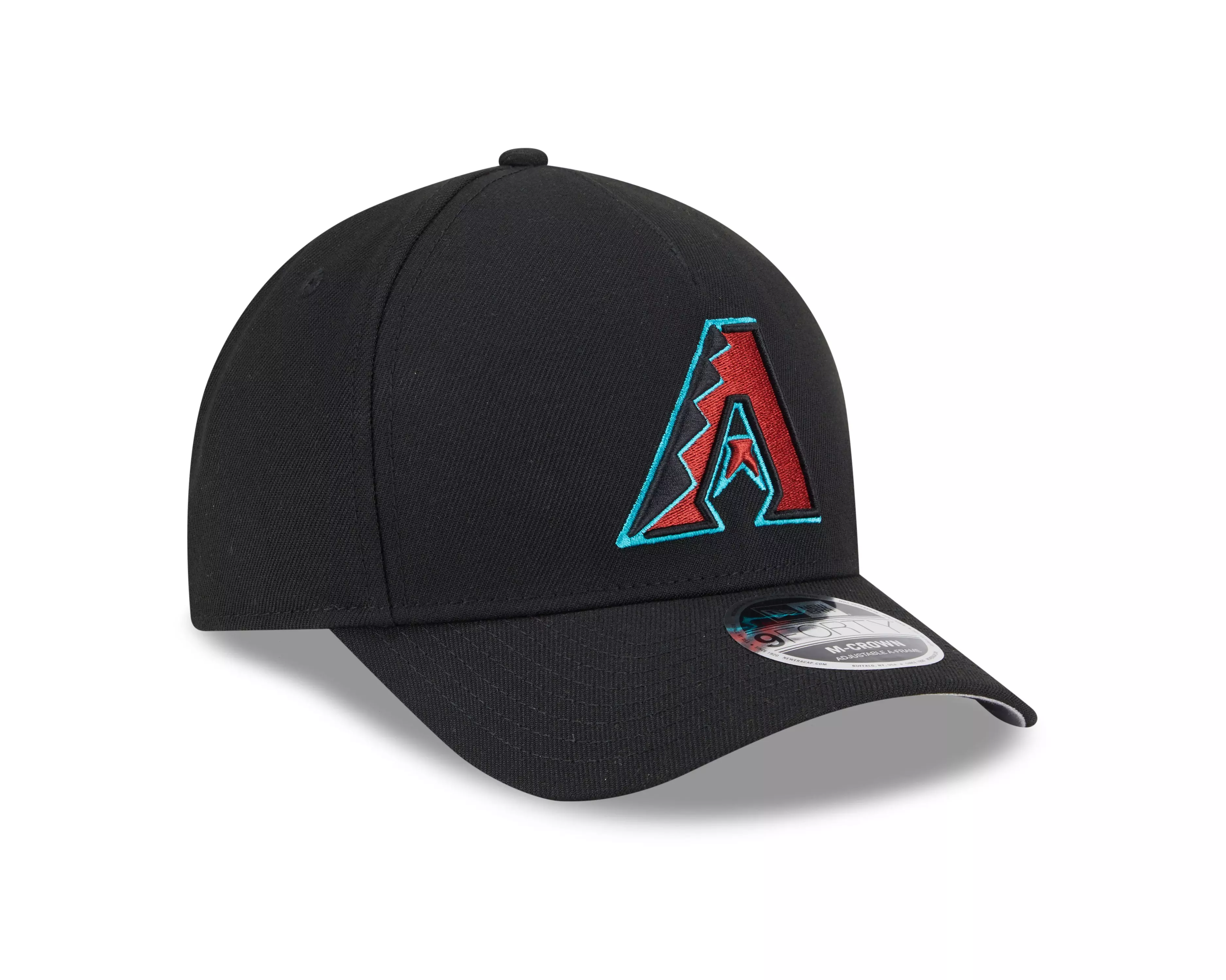 New Era Arizona Diamondbacks 9FORTY A-Frame Snapback Hat-Black - BLACK