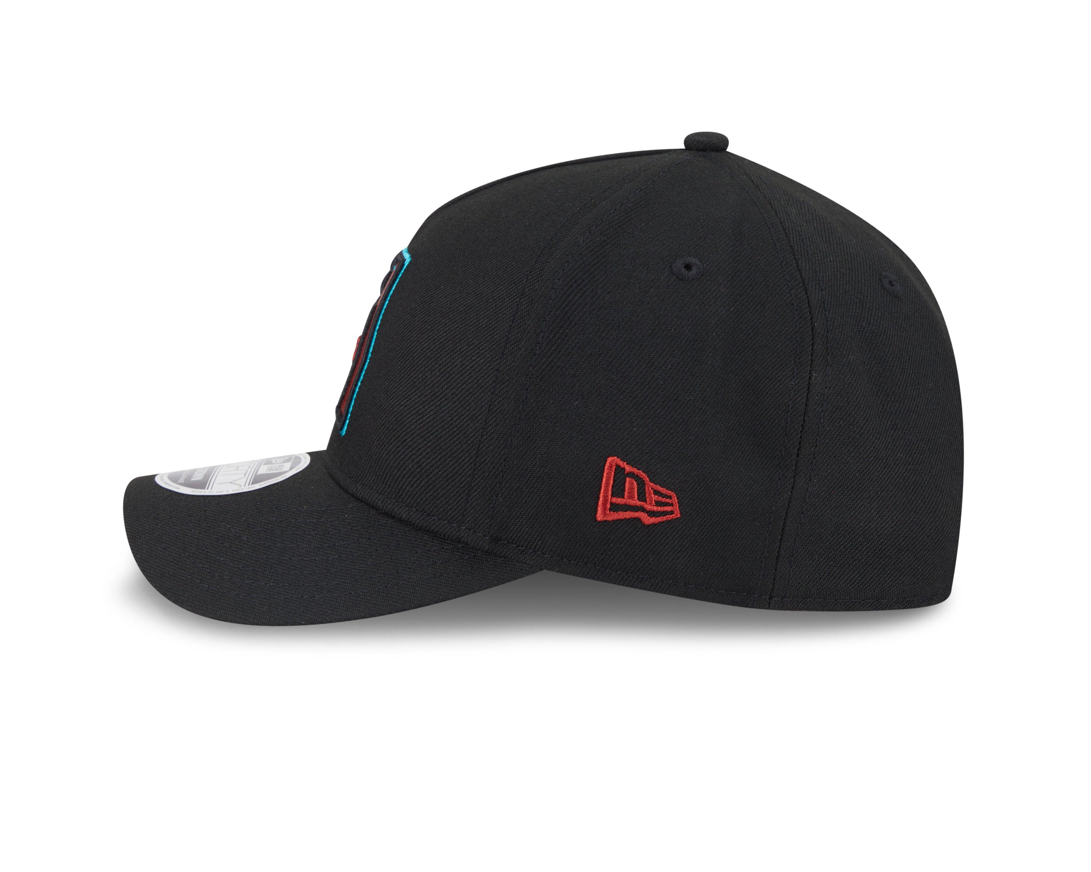 New Era Arizona Diamondbacks 9FORTY A-Frame Snapback Hat-Black - BLACK Thumbnail View 5