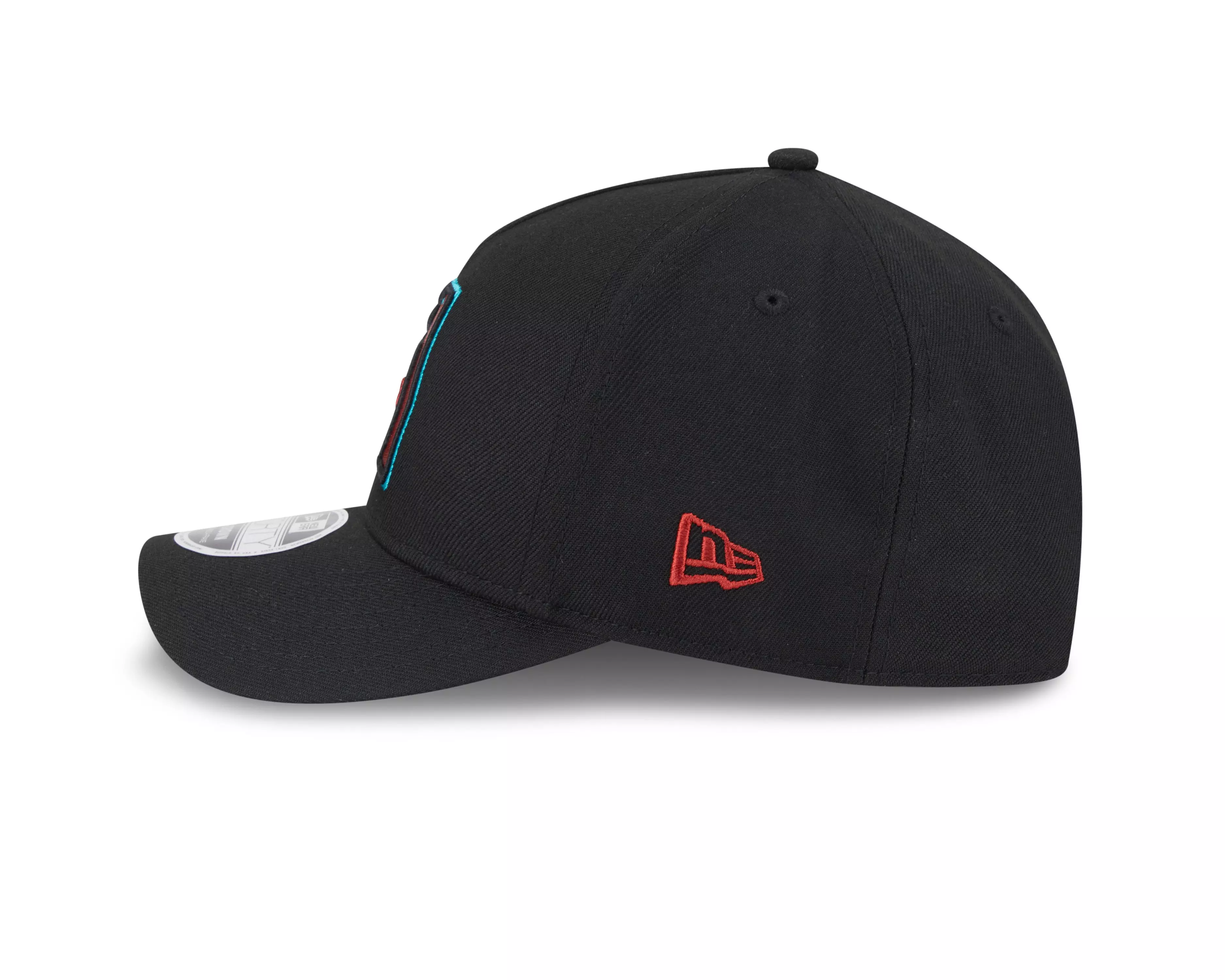 New Era Arizona Diamondbacks 9FORTY A-Frame Snapback Hat-Black - BLACK