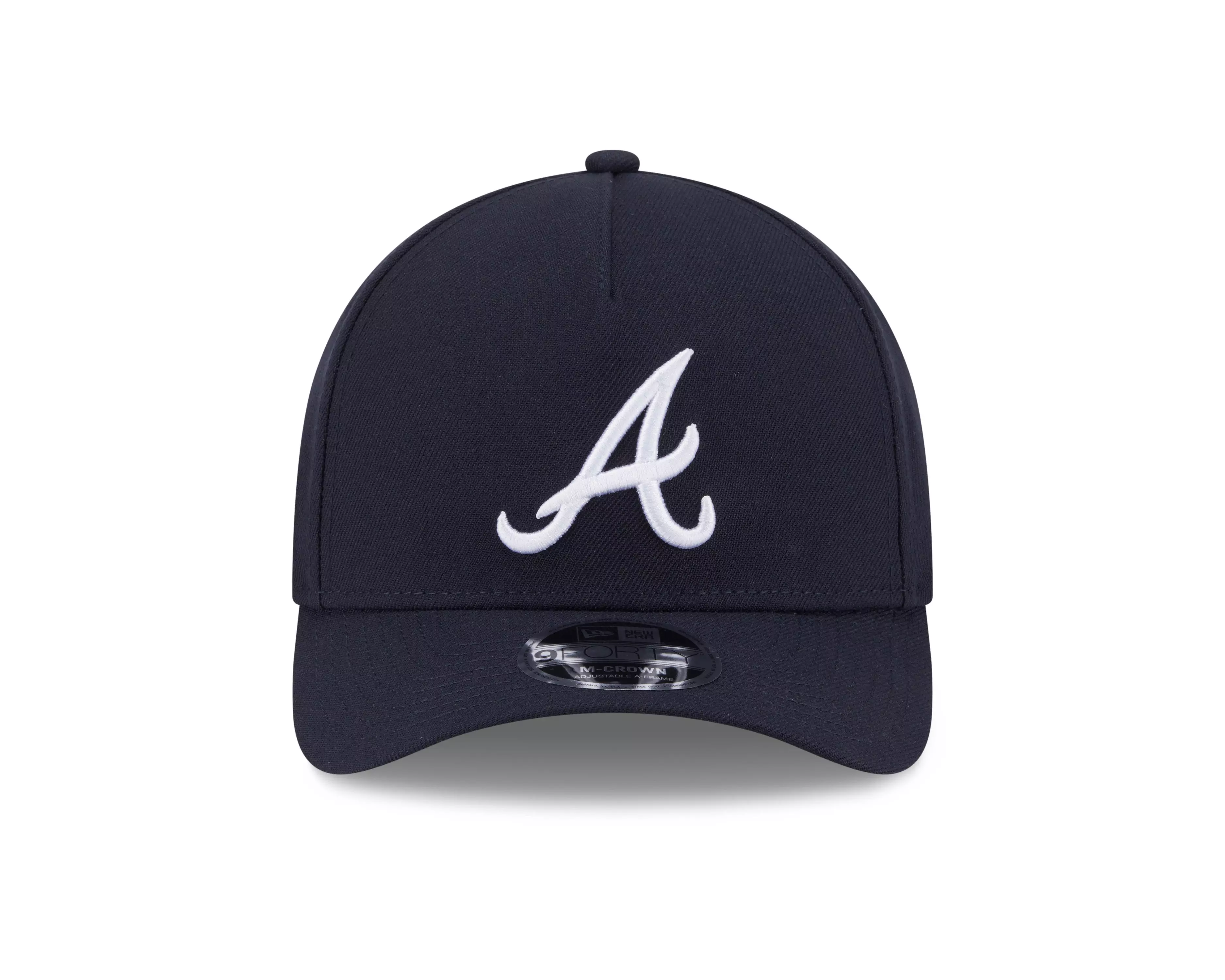 New Era Atlanta Braves 9FORTY A-Frame Snapback Hat-Blue - BLUE