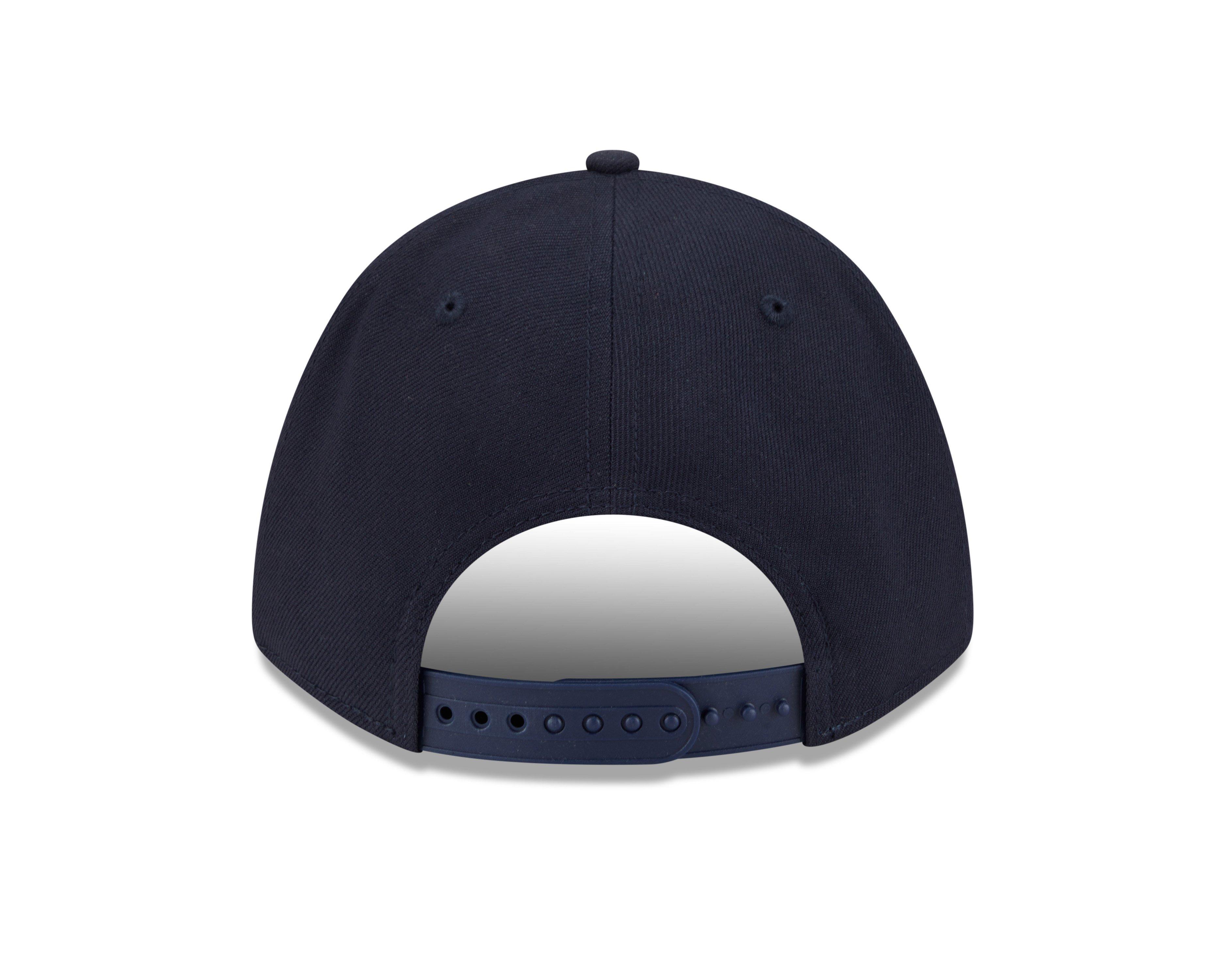 New Era Atlanta Braves 9FORTY A-Frame Snapback Hat - Blue - BLUE Thumbnail View 4