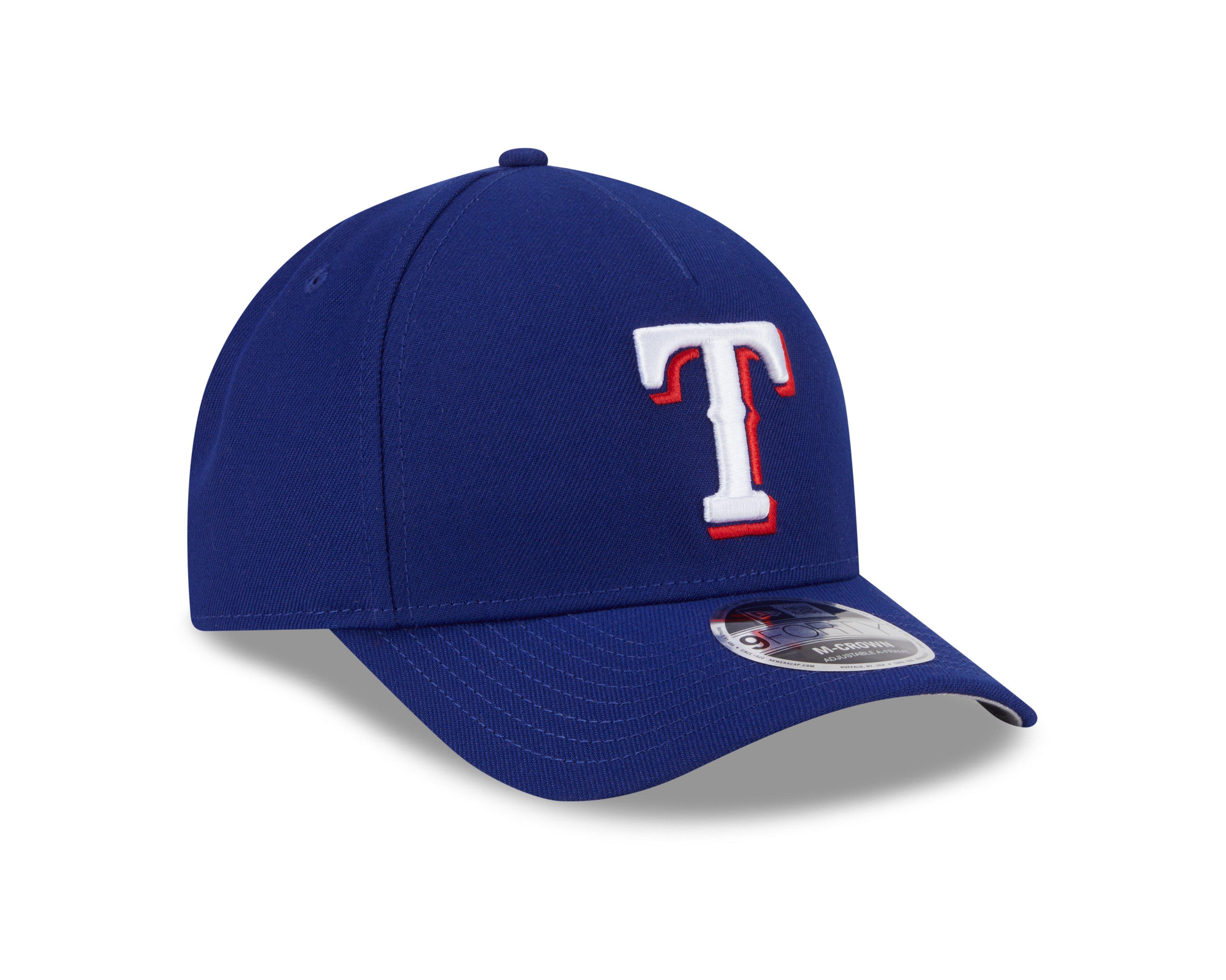 New Era Texas Rangers 9FORTY A-Frame Snapback Hat-Blue