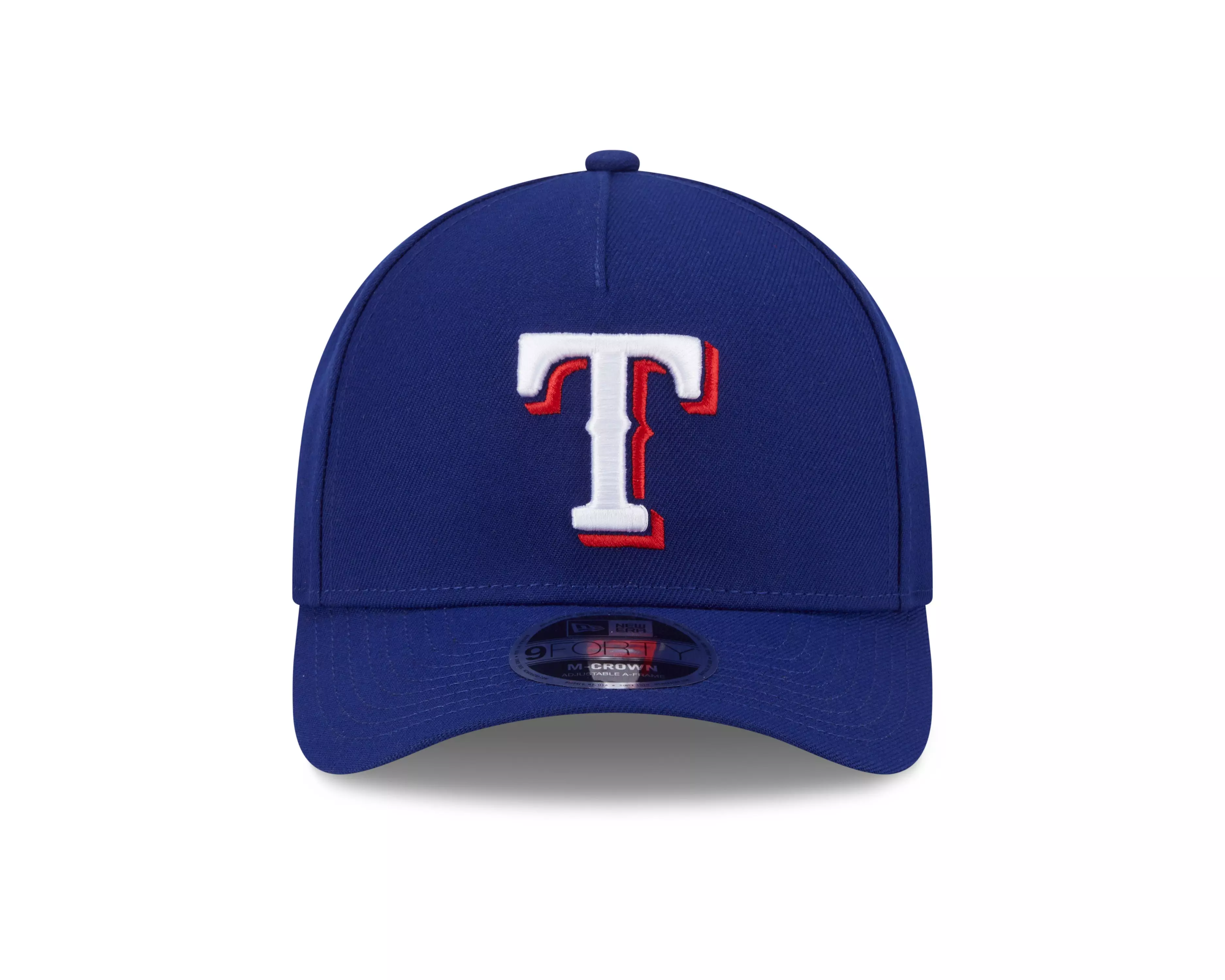 New Era Texas Rangers 9FORTY A-Frame Snapback Hat-Blue - BLUE