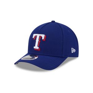 New Era Texas Rangers 9FORTY A-Frame Snapback Hat-Blue