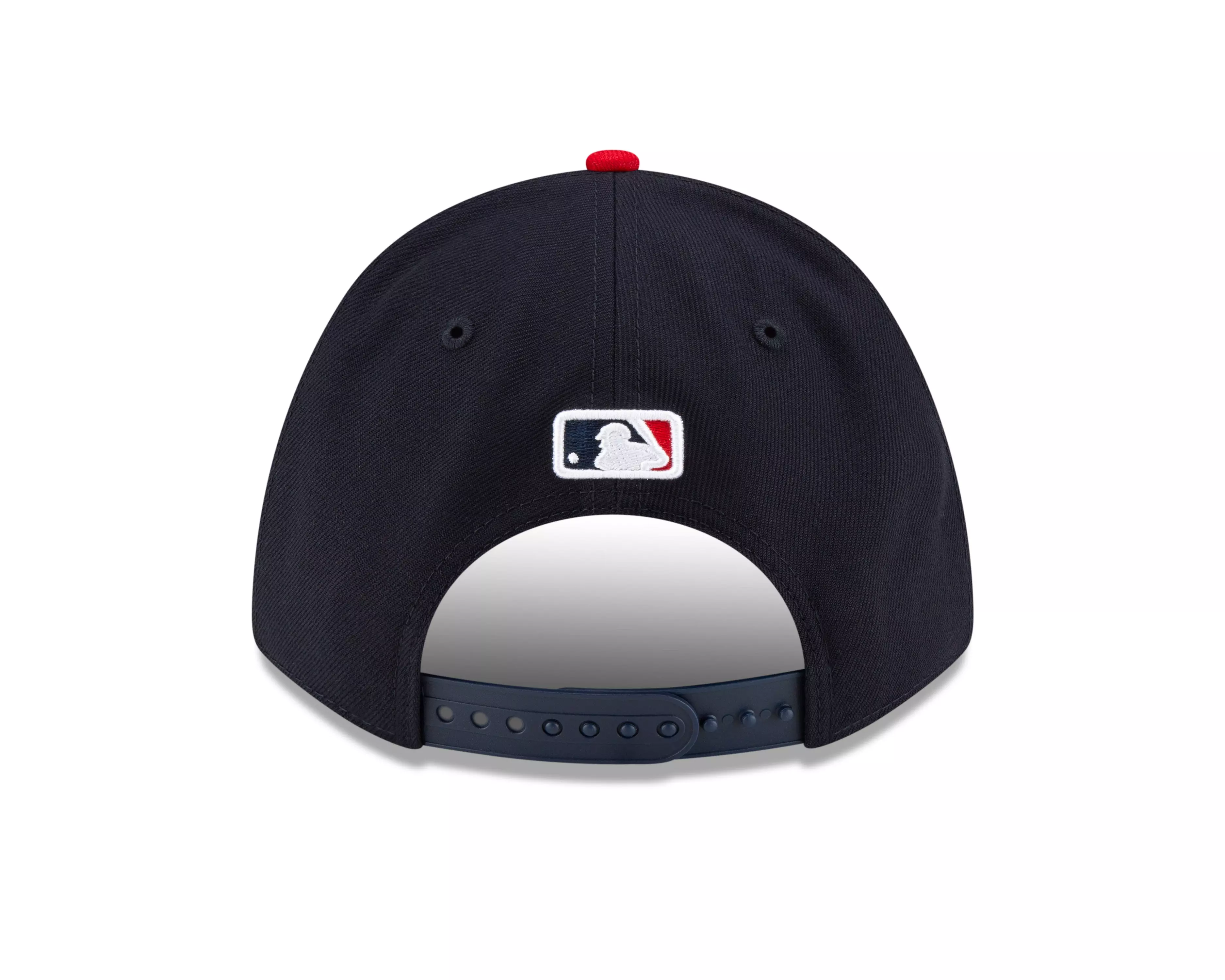 New Era Atlanta Braves 9FORTY A-Frame Snapback Hat-Blue/Red - BLUE/RED