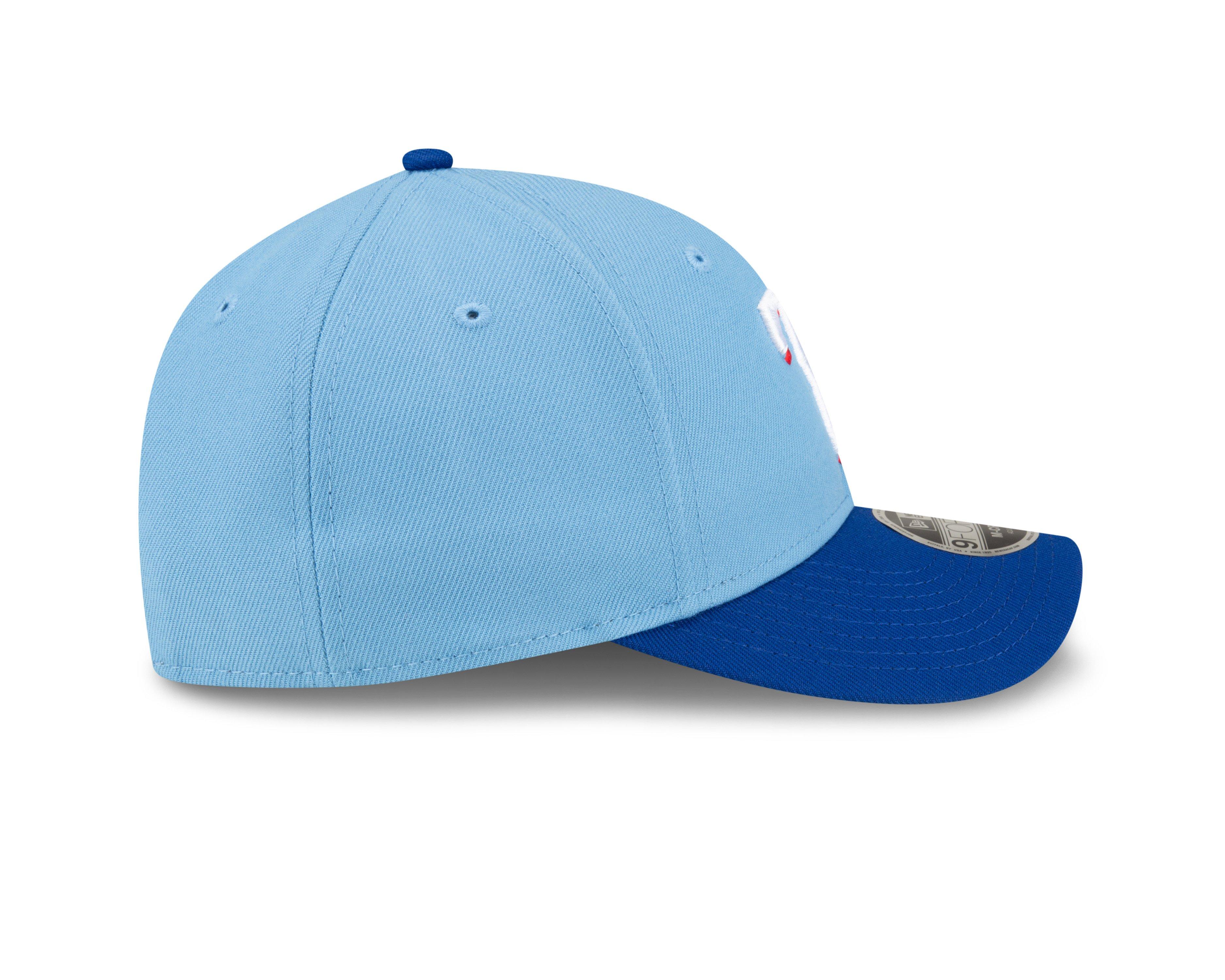New Era Texas Rangers 9FORTY A-Frame Snapback Hat - Blue - BLUE Thumbnail View 5
