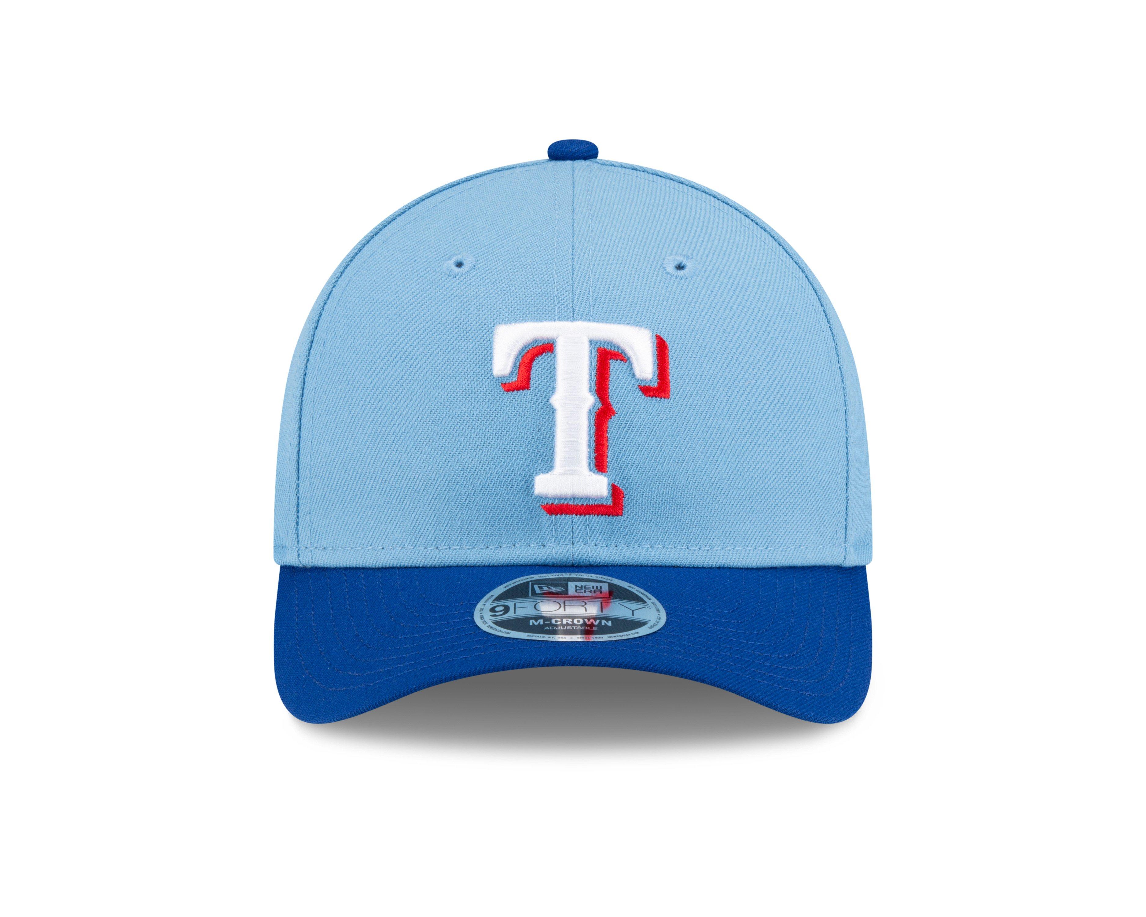 New Era Texas Rangers 9FORTY A-Frame Snapback Hat - Blue - BLUE Thumbnail View 7