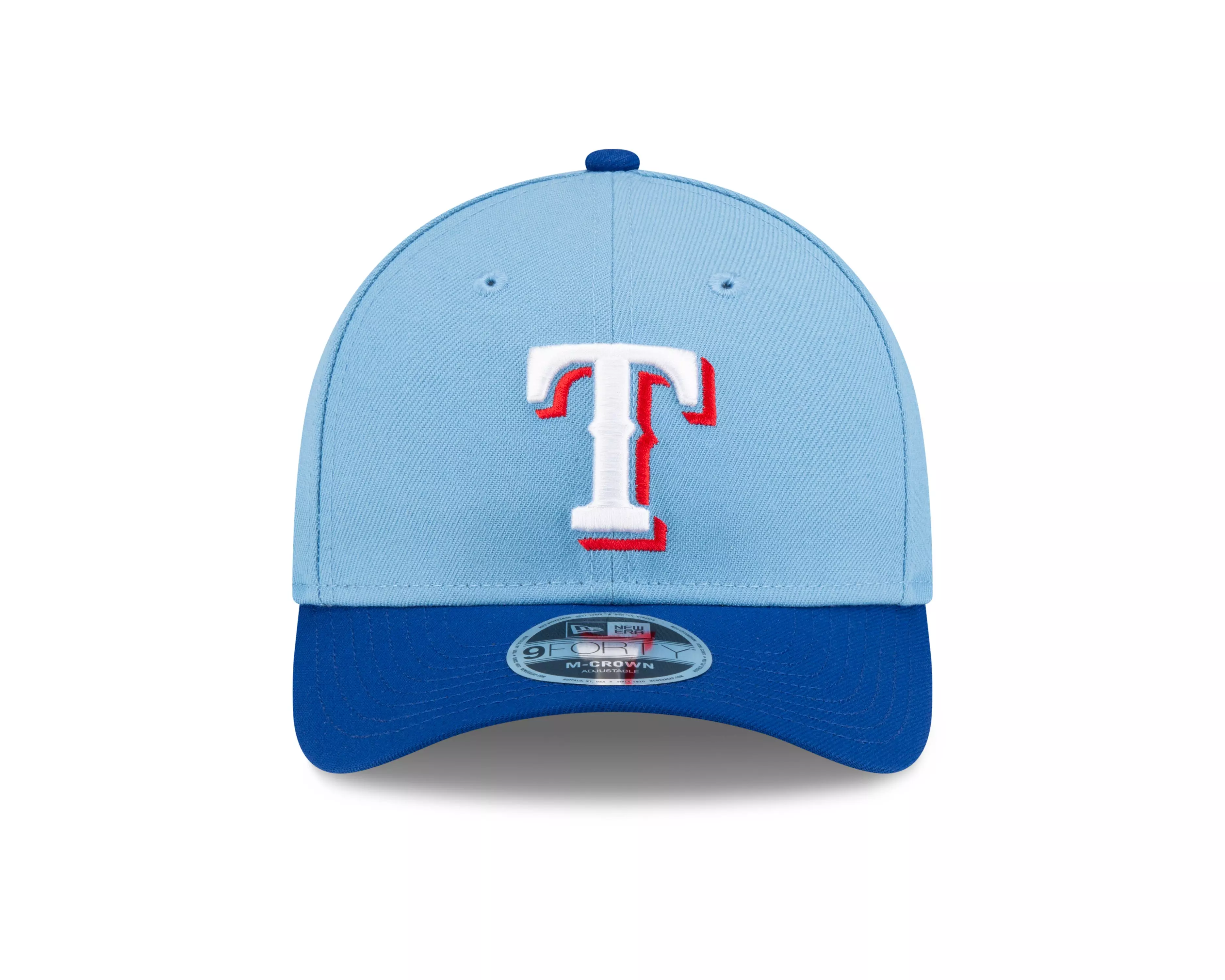 New Era Texas Rangers 9FORTY A-Frame Snapback Hat-Blue - BLUE