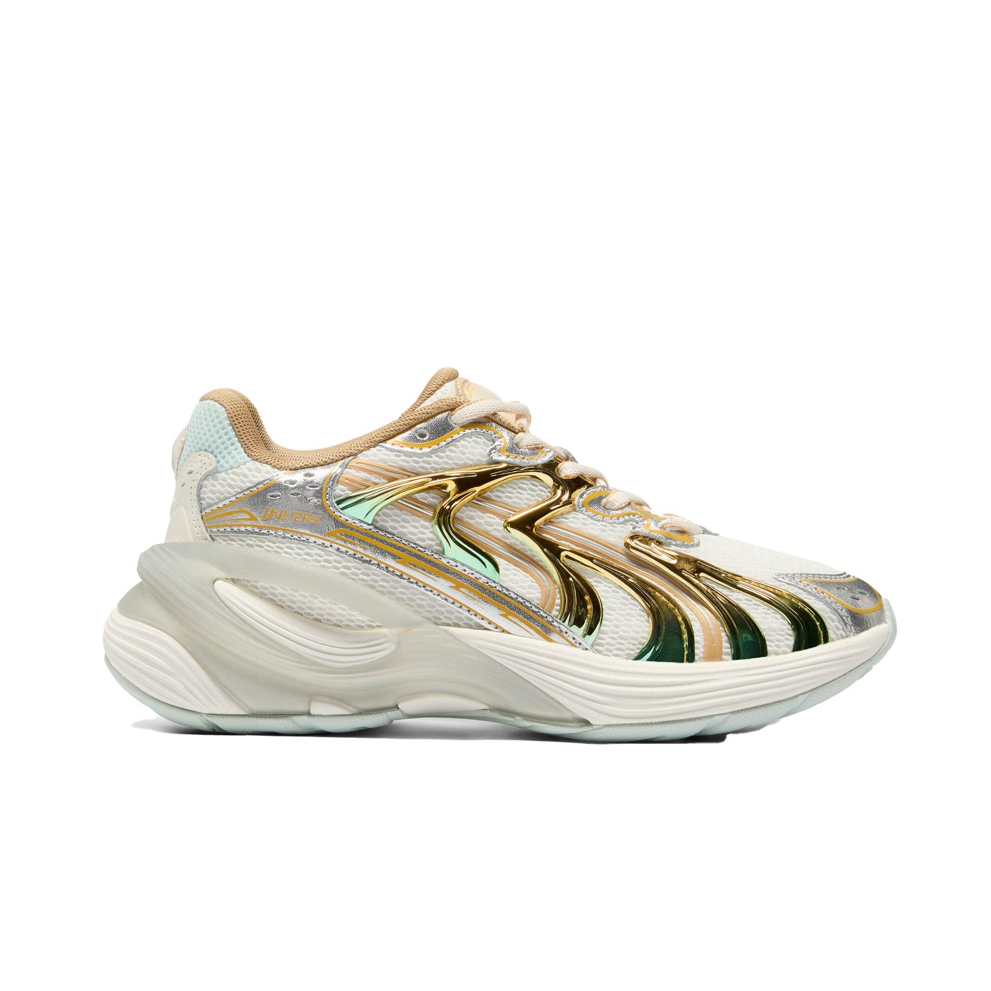 PUMA Inverse Metallic "White/Gold" Women's Shoe - WHITE/GOLD