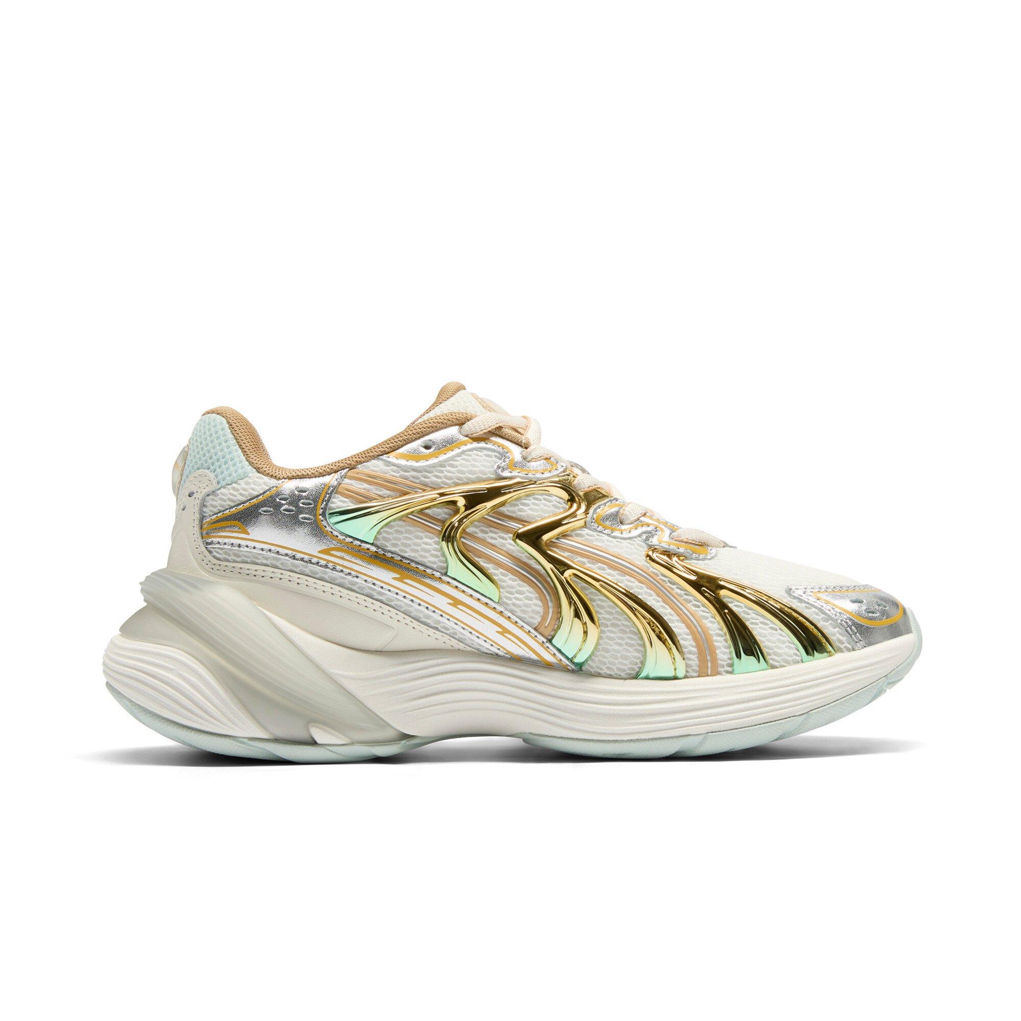 PUMA Inverse Metallic "White/Gold" Women's Shoe