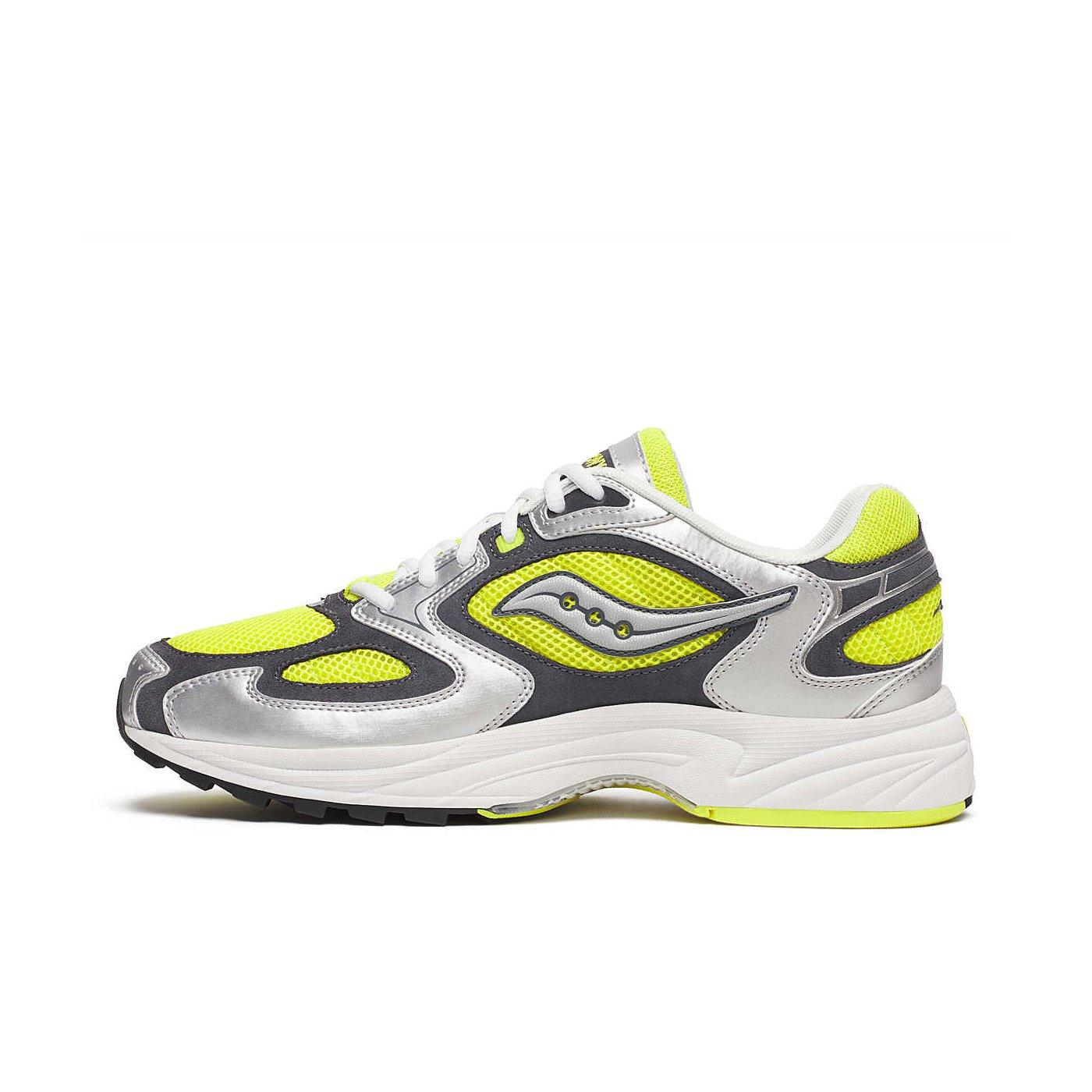 Saucony Grid Jazz 9 "Yellow/Silver" Unisex Shoe - YELLOW Thumbnail View 2