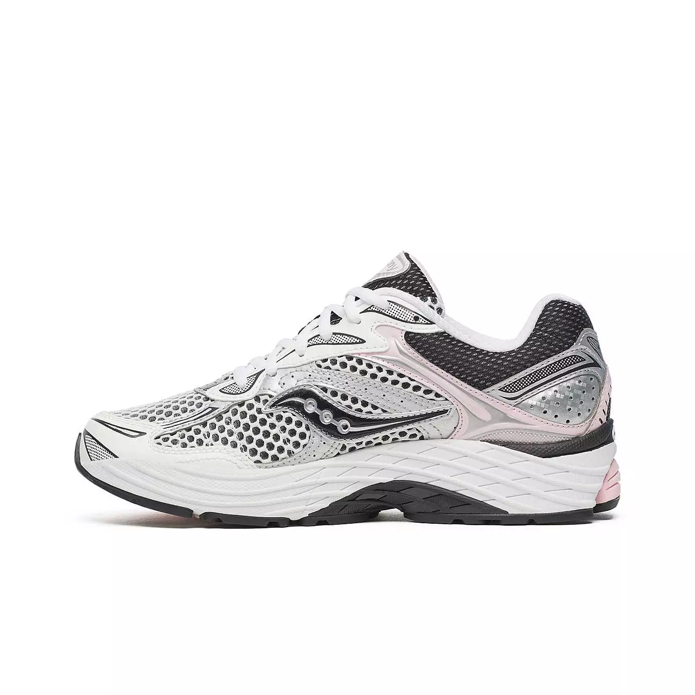 Saucony ProGrid Omni 9 "Silver/Pink" Unisex Shoe - SILVER/PINK