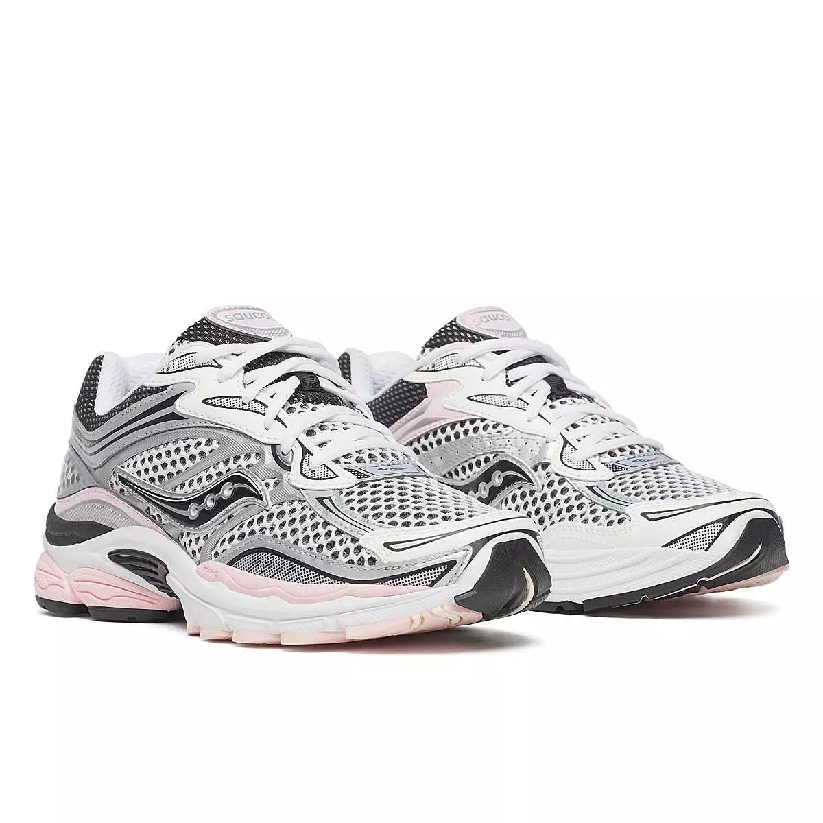Saucony ProGrid Omni 9 "Silver/Pink" Unisex Shoe - SILVER/PINK