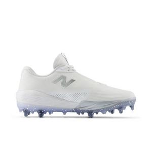 New Balance FuelCell Compv4 "White/Silver" Men's Baseball Cleat