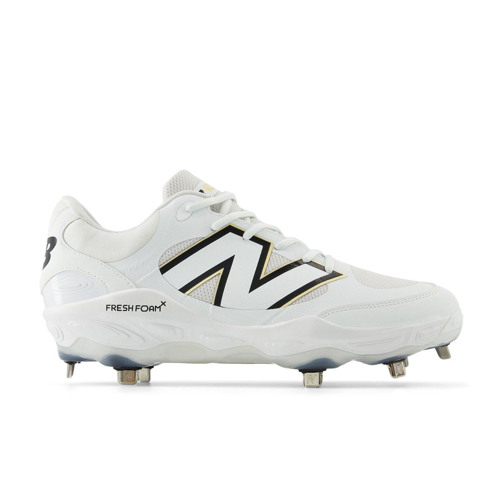 Cleat Clearance White New Balance Softball Metal Cleats New - Main Image