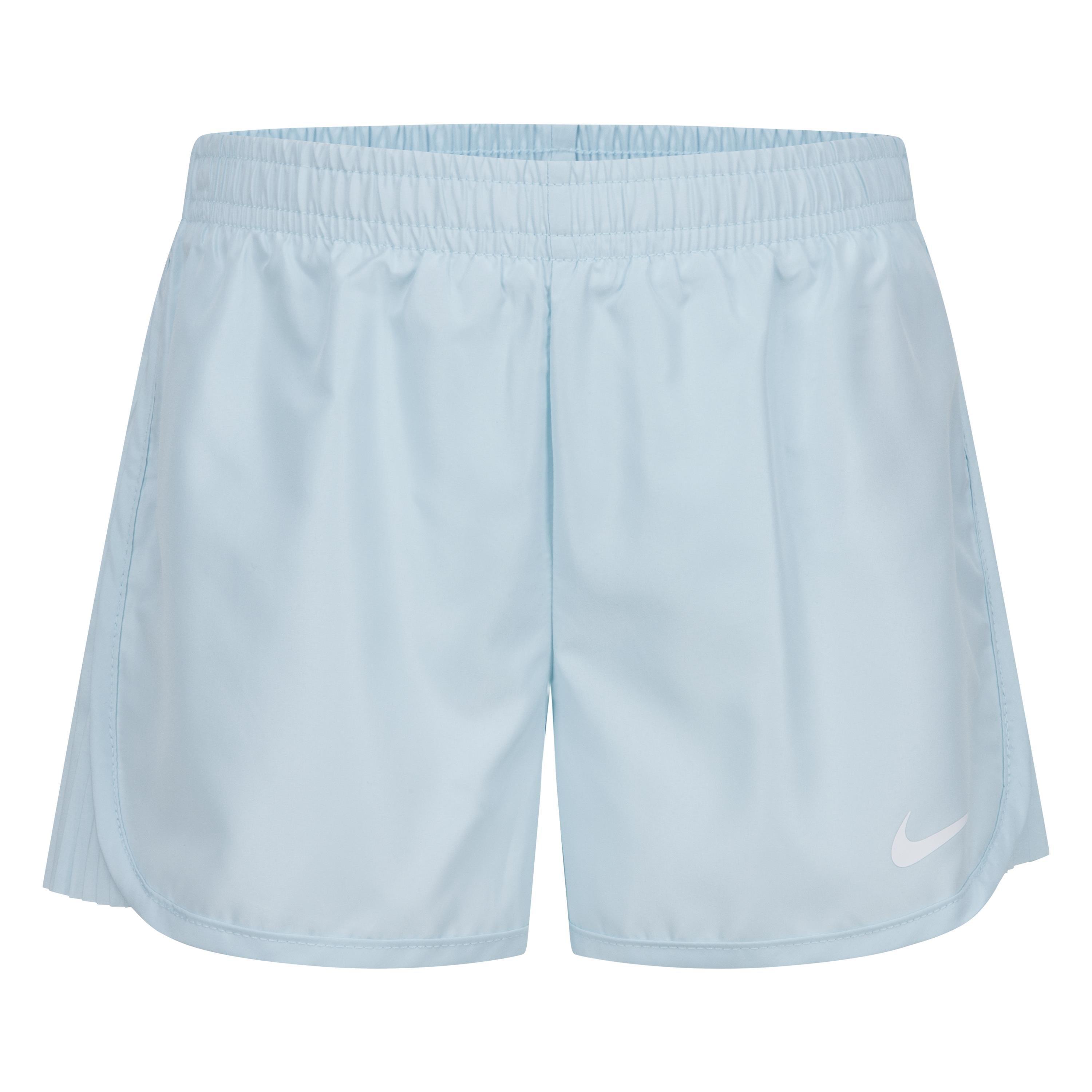 Nike Pleated Side Little Girls' Light Blue Shorts