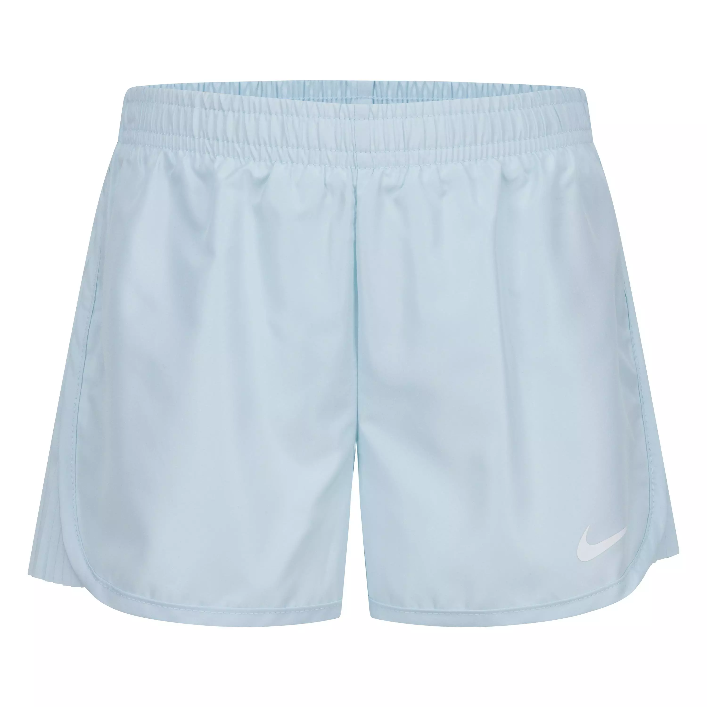 Nike Little Girls' Pleated Side Short - Light Blue - LT BLUE