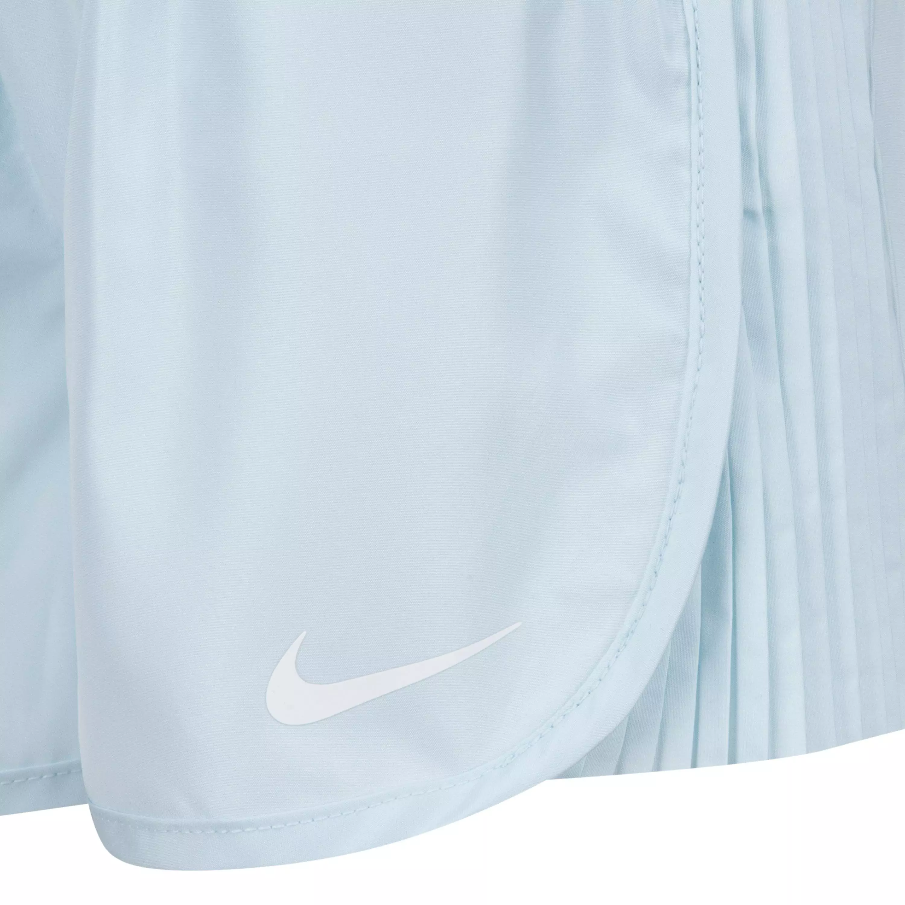 Nike Little Girls' Pleated Side Short - Light Blue - LT BLUE