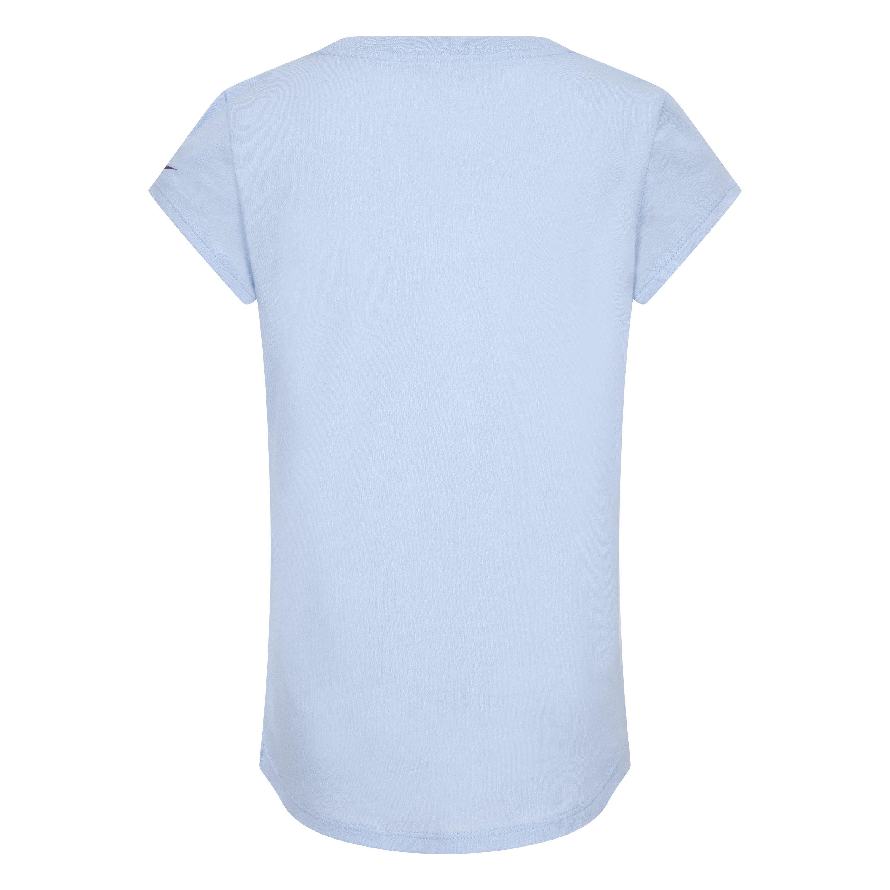 Nike Pep Little Girls' Light Blue/Purple Tee