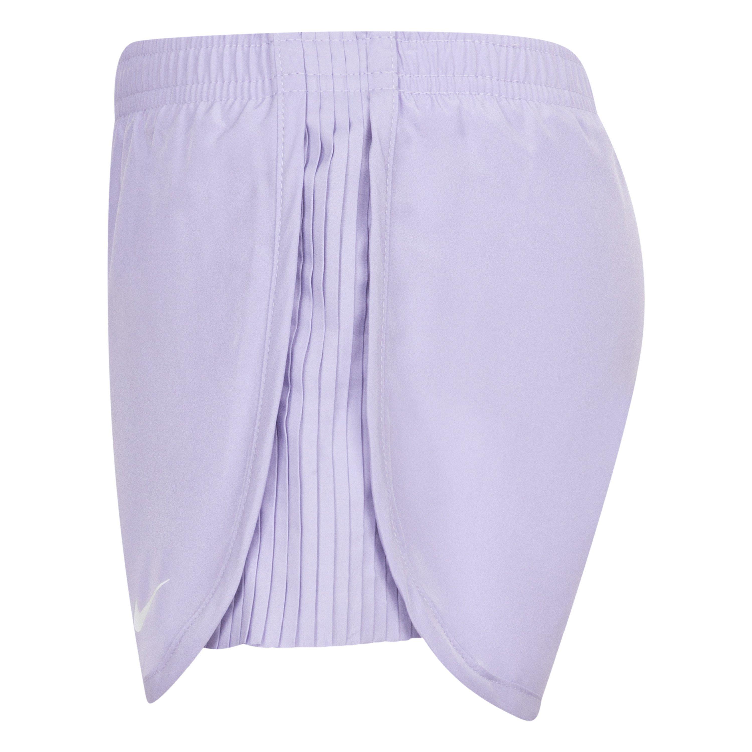 Little Girls' Nike Pleat Side Shorts - Light Purple