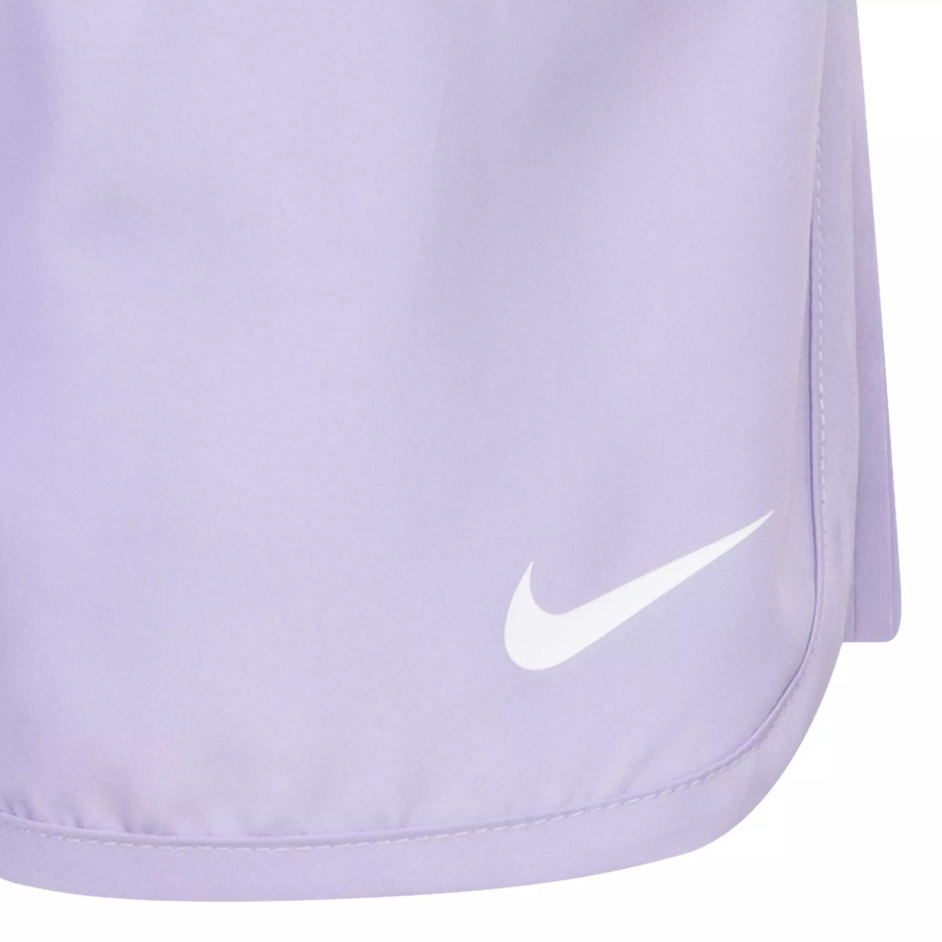 Nike Little Girls' Pleat Side Shorts - Light Purple - LIGHT PURPLE