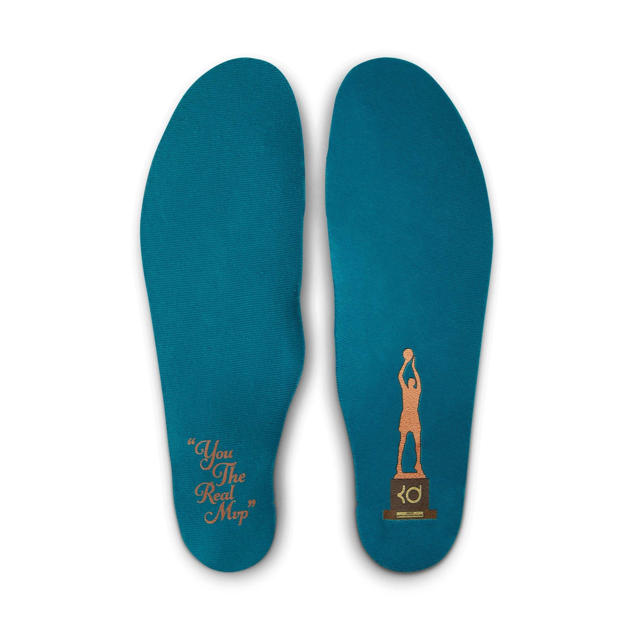 Nike KD 4 "MVP" Men's Basketball Shoe - SUMMIT WHITE/HYPER ROYAL/METALLIC GOLD Thumbnail View 11