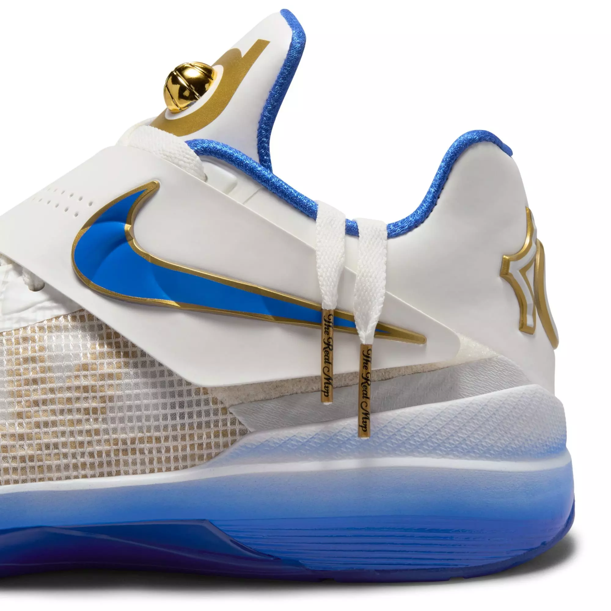 Nike KD 4 "MVP" Men's Basketball Shoe - SUMMIT WHITE/HYPER ROYAL/METALLIC GOLD