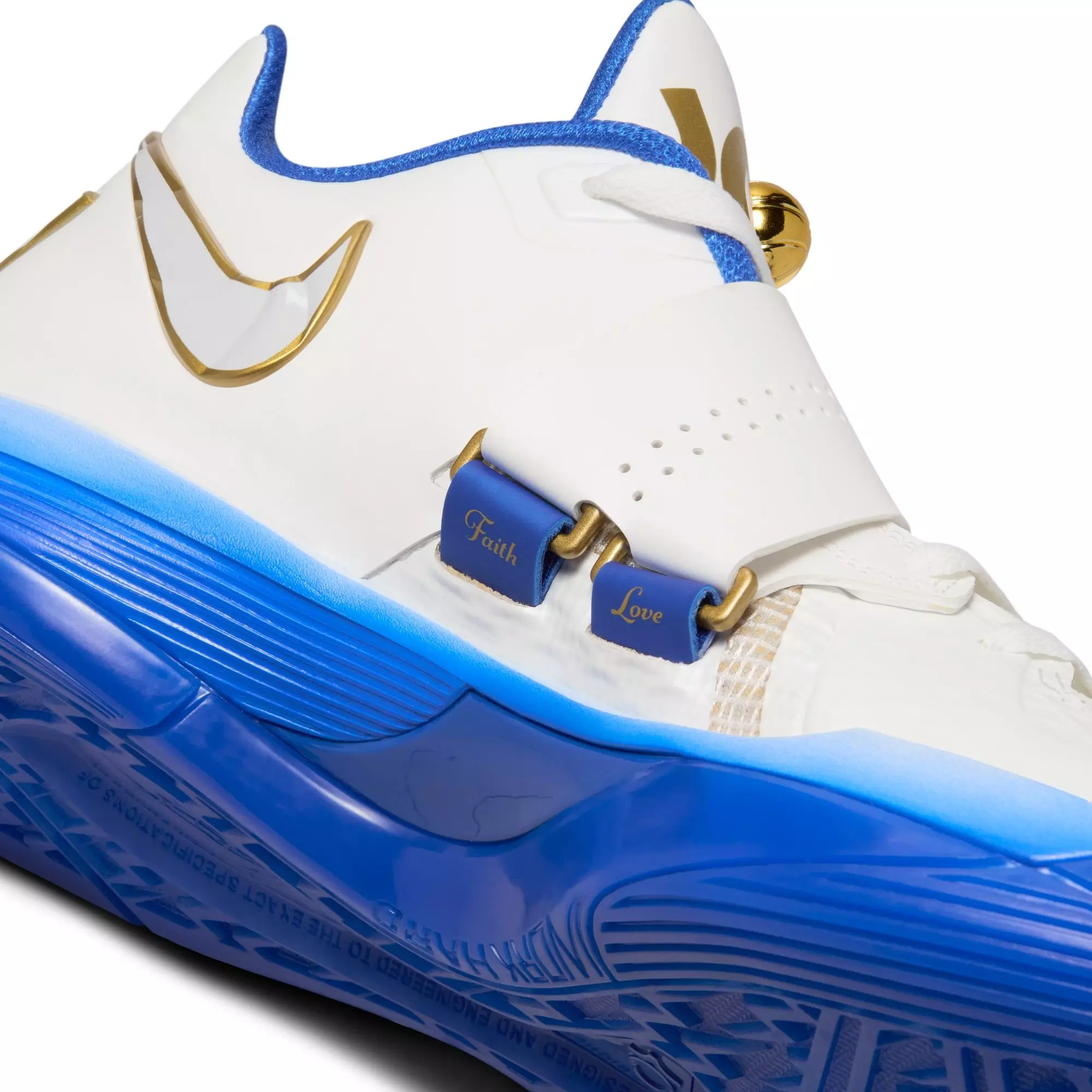 Nike KD 4 "MVP" Men's Basketball Shoe - SUMMIT WHITE/HYPER ROYAL/METALLIC GOLD