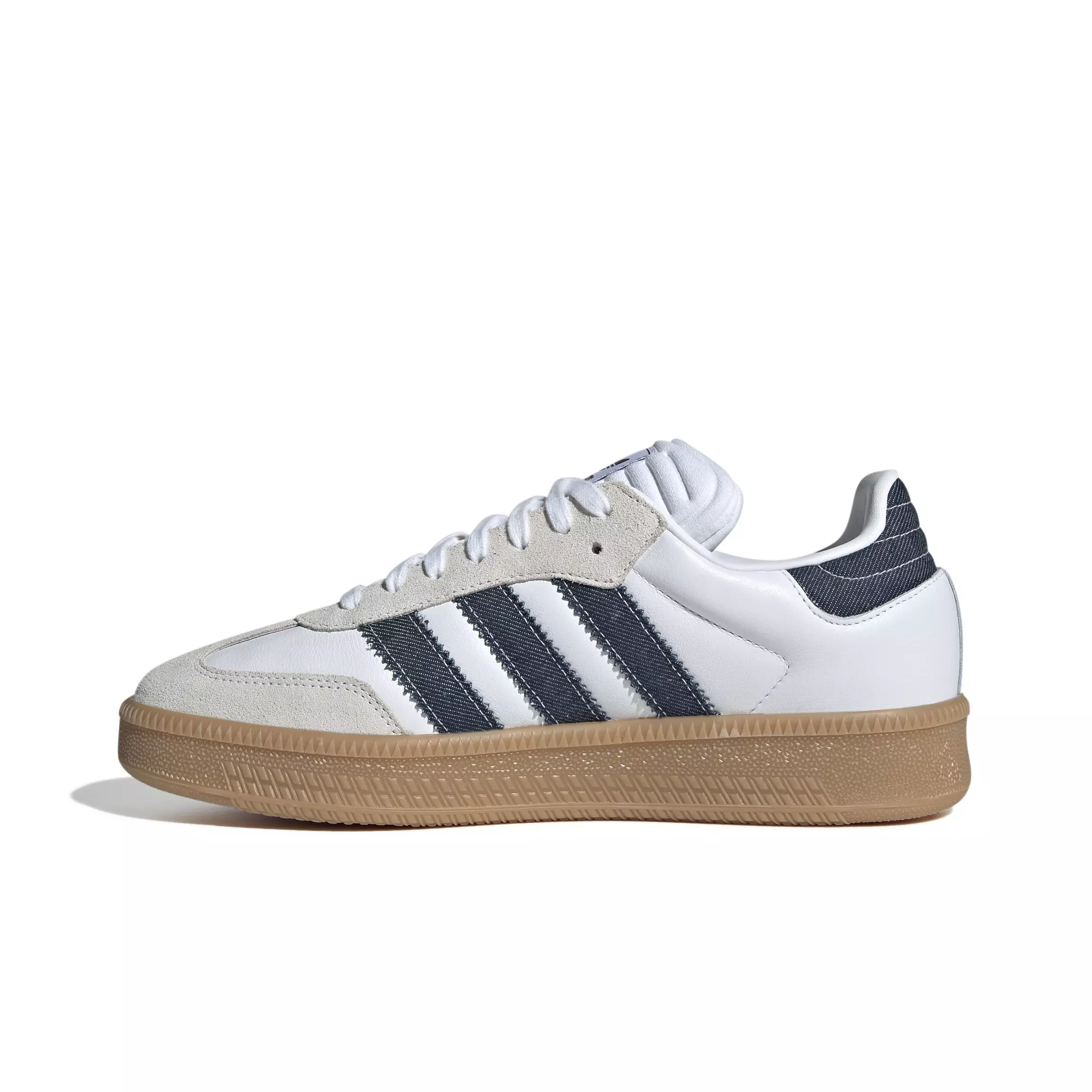 adidas Originals Samba XLG "Ftwr White/ Night Indigo/Core White" Men's Shoe - WHITE/NAVY