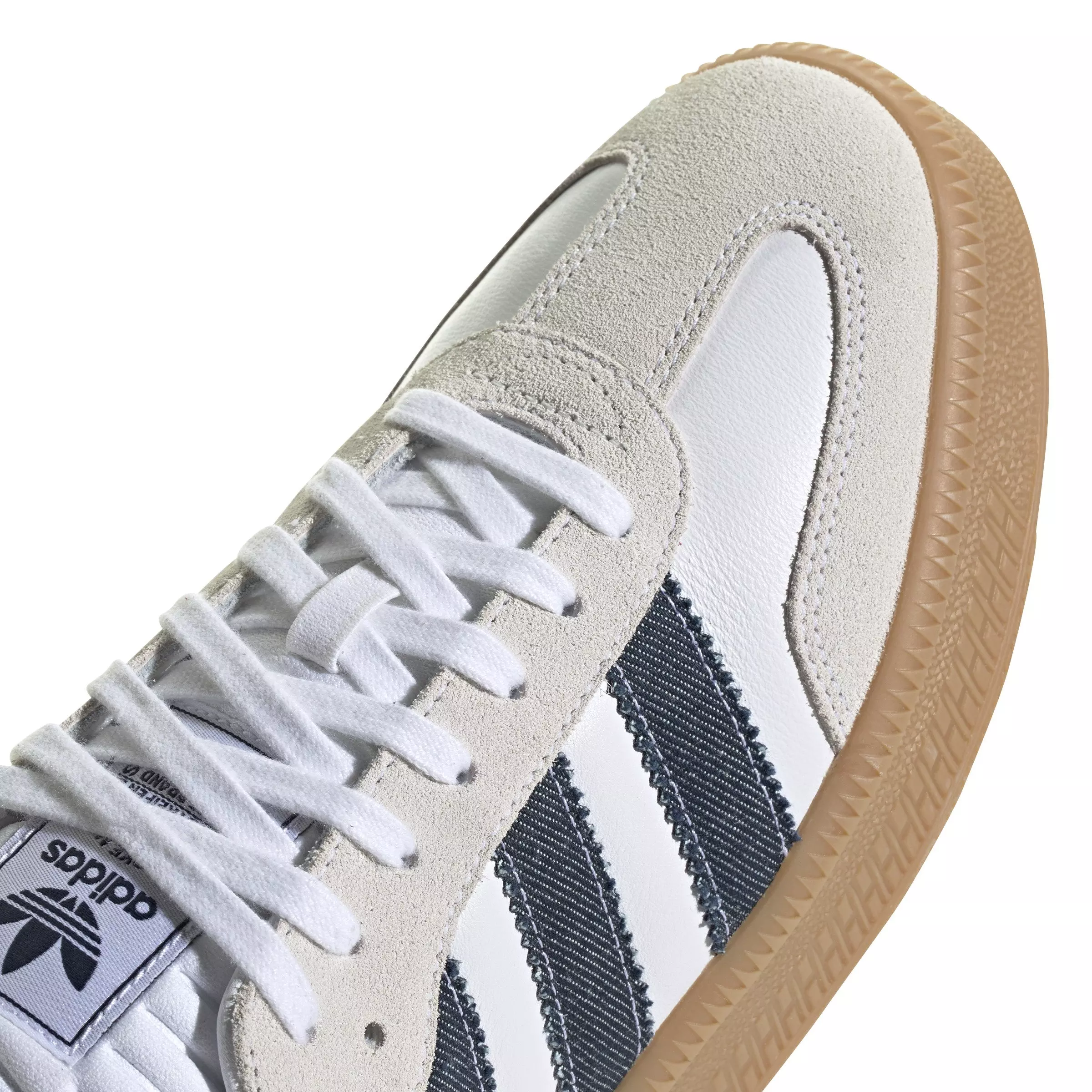adidas Originals Samba XLG "Ftwr White/ Night Indigo/Core White" Men's Shoe - WHITE/NAVY