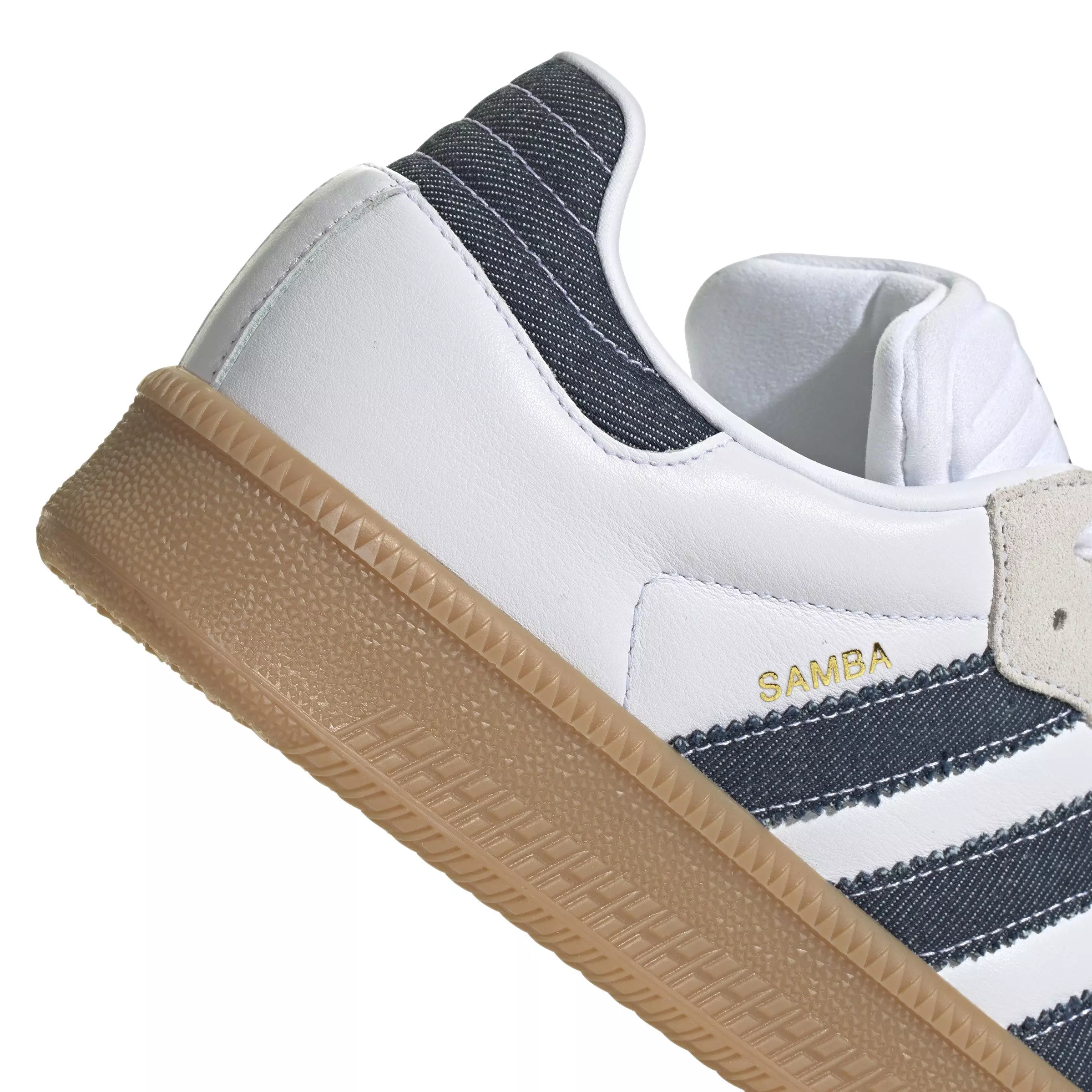 adidas Originals Samba XLG "Ftwr White/ Night Indigo/Core White" Men's Shoe - WHITE/NAVY