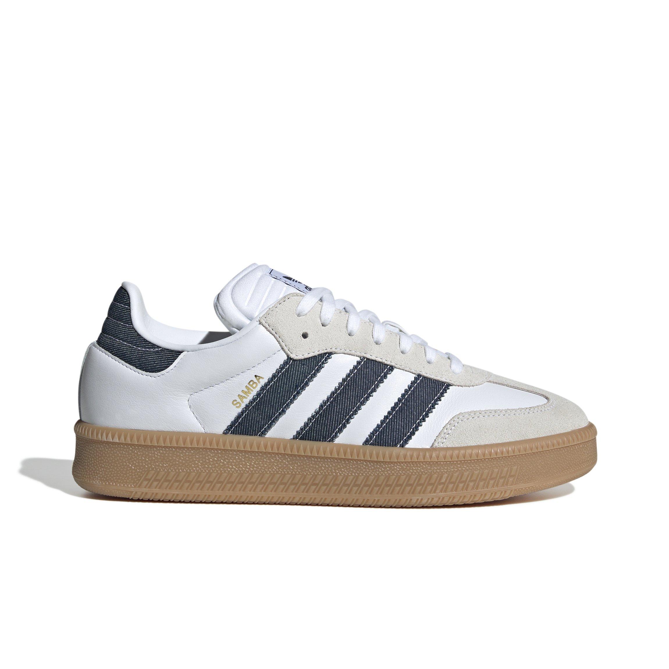 adidas Originals Samba XLG "Ftwr White/ Night Indigo/Core White" Men's Shoe - WHITE/NAVY