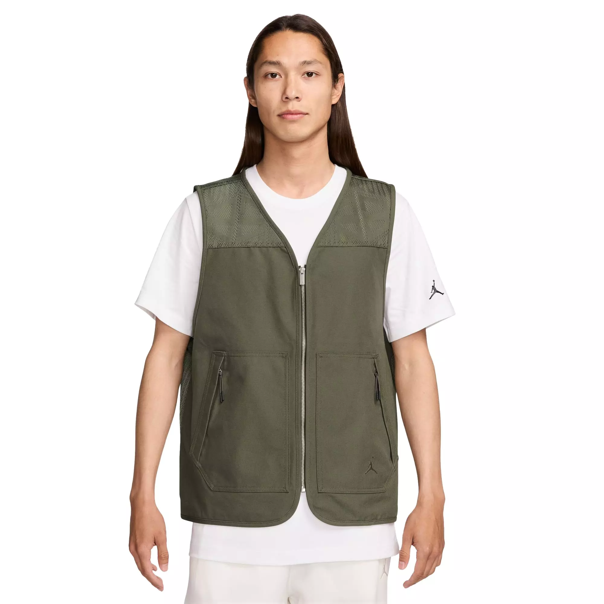 Jordan Men's Essentials Vest-Olive - OLIVE