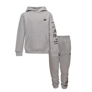 New Balance Little Boys' Hoodie Set - Grey