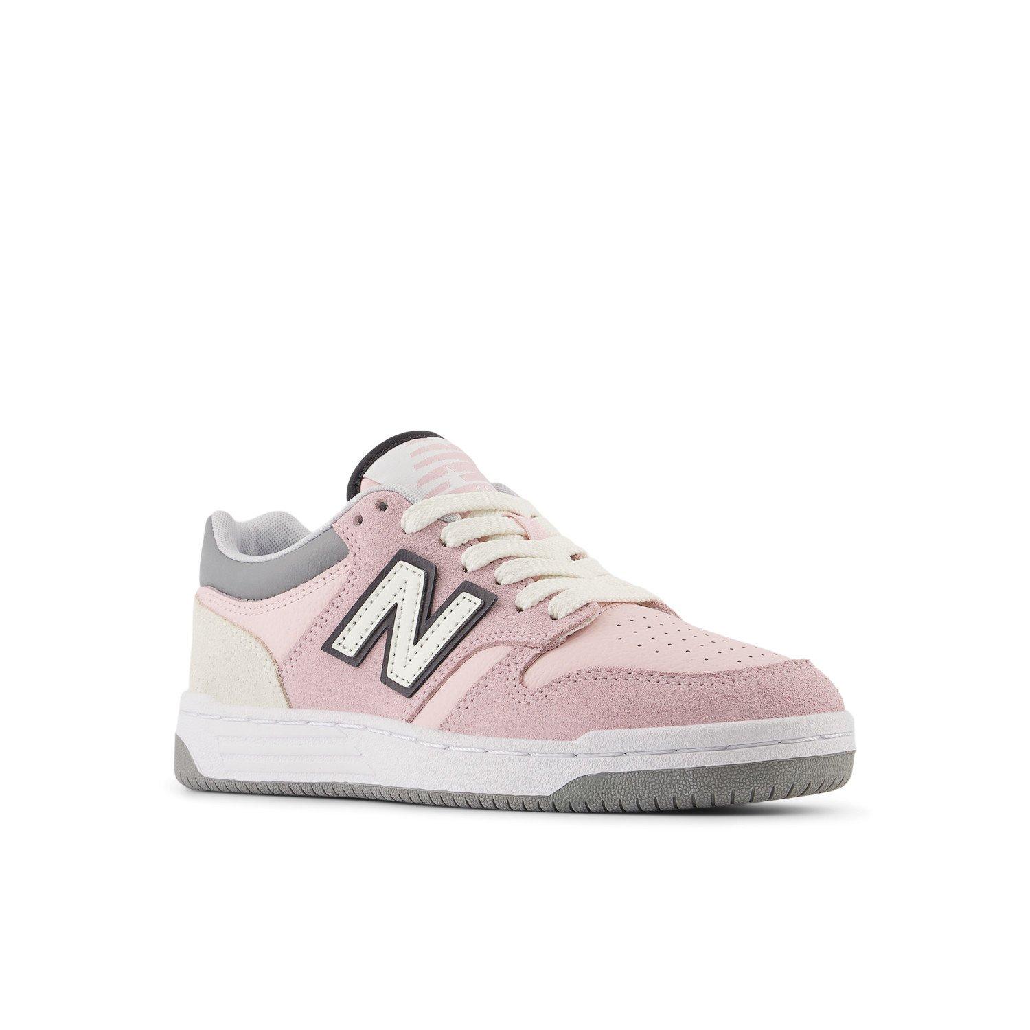 New Balance 480 Grade School Girls' "Pink/Grey" Shoe