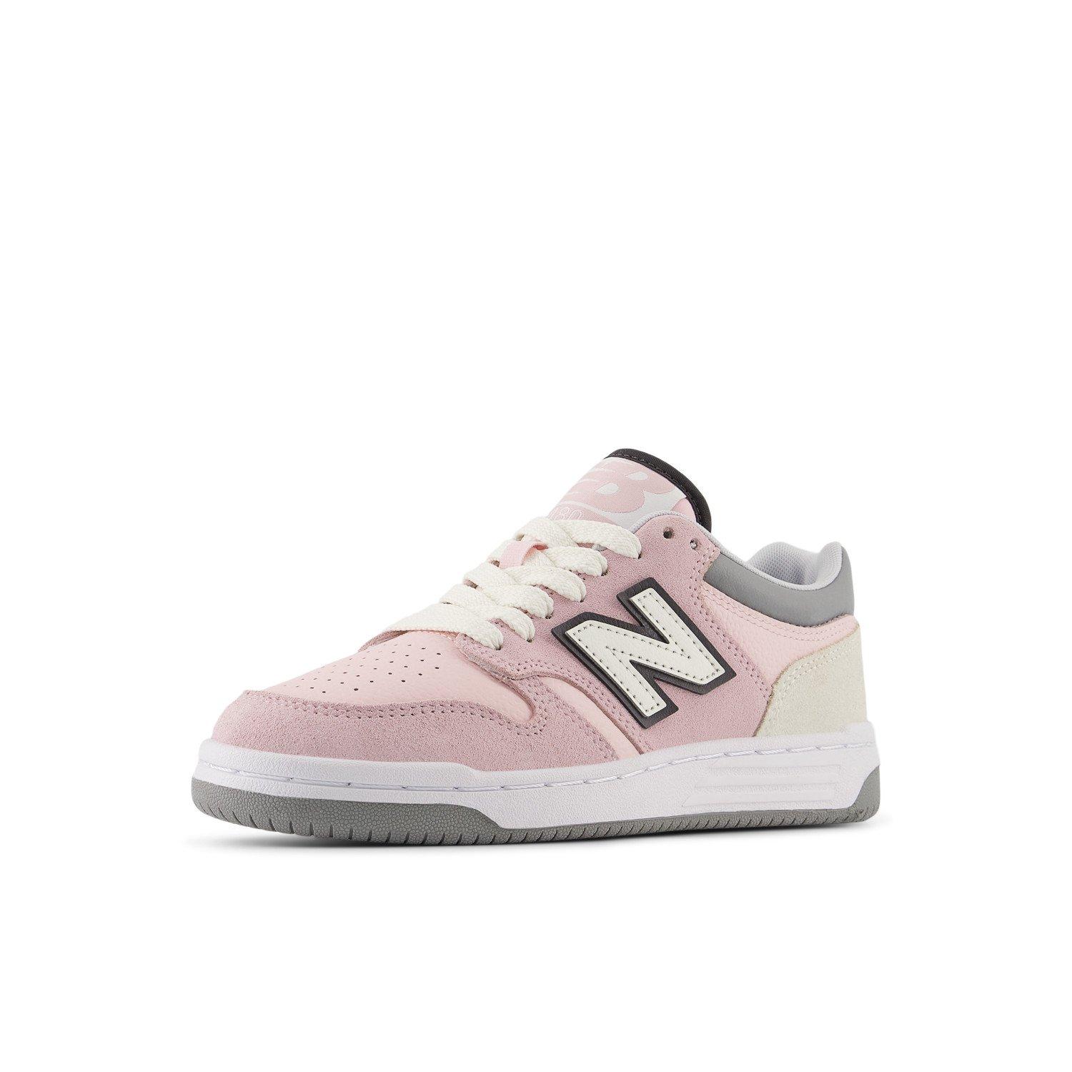 New Balance 480 Grade School Girls' "Pink/Grey" Shoe