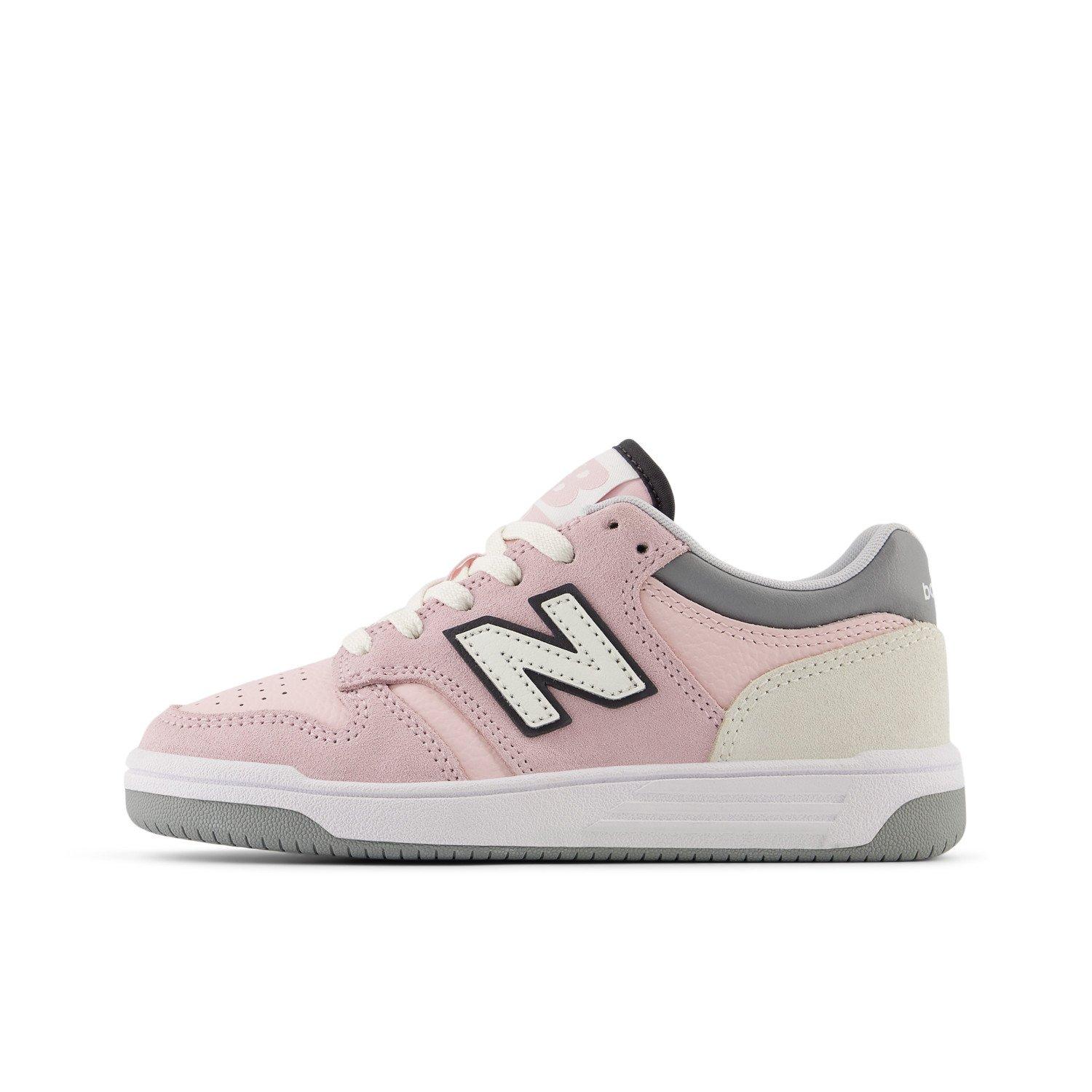 New Balance 480 Preschool Girls' "Pink/Grey" Shoe