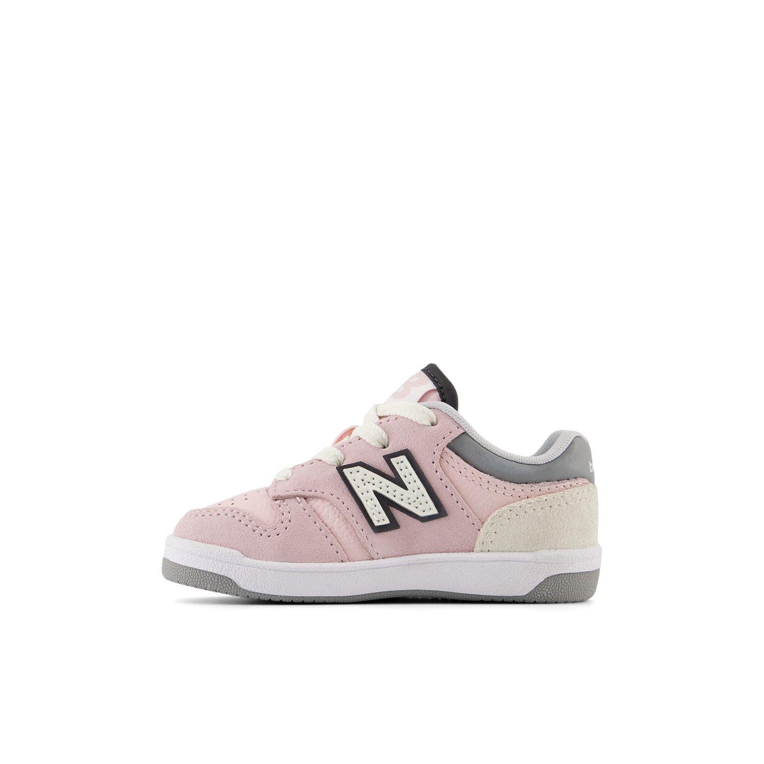 New Balance 480 Toddler Girls' "Pink/Grey" Shoe