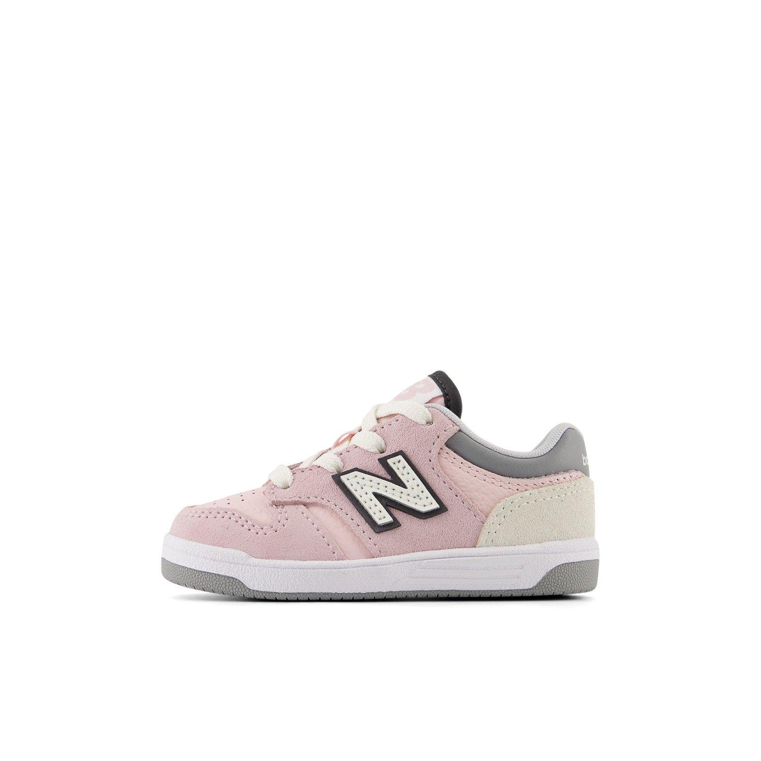 New Balance 480 Toddler Girls' "Pink/Grey" Shoe