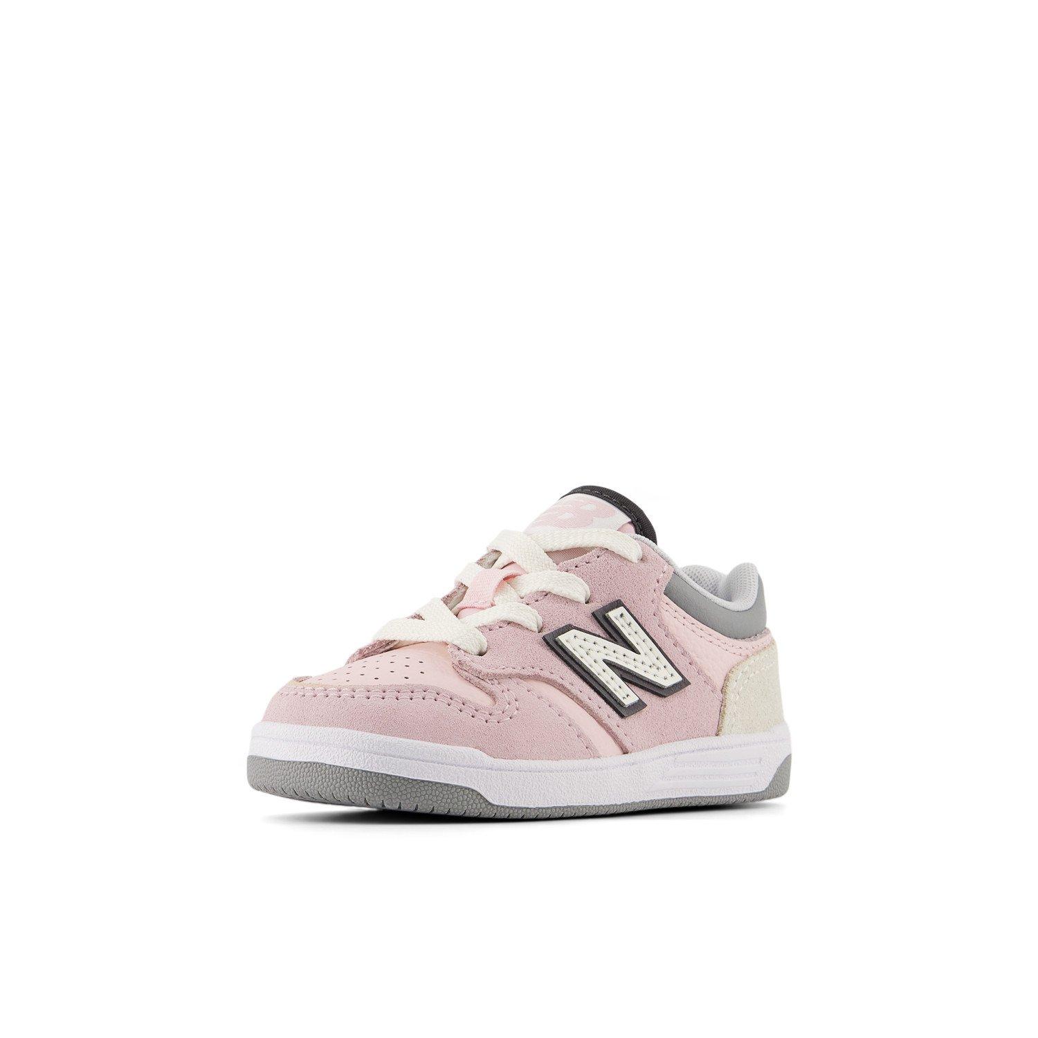 New Balance 480 Toddler Girls' "Pink/Grey" Shoe