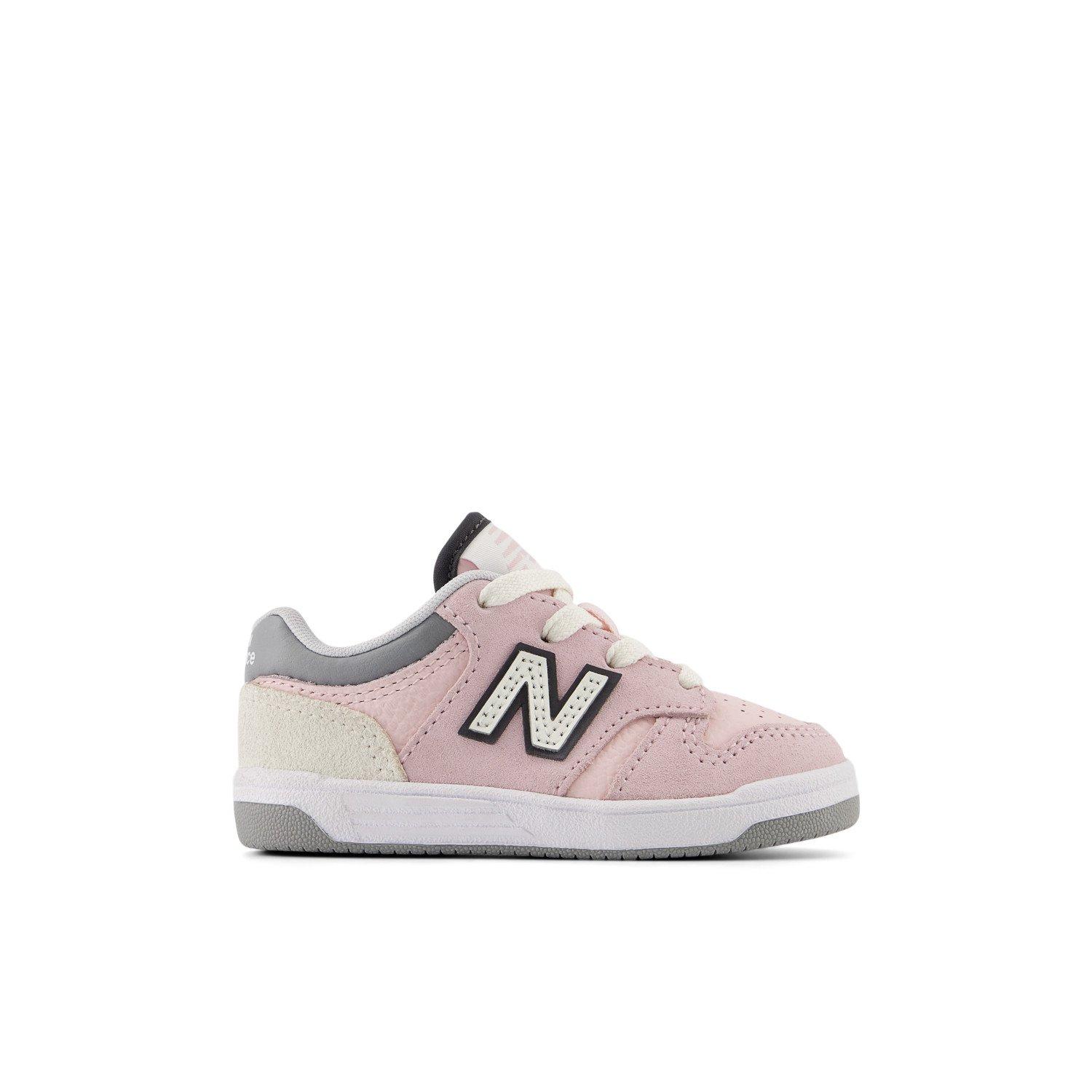 New Balance 480 "Pink/Grey" Toddler Girls' Shoe - PINK/GREY