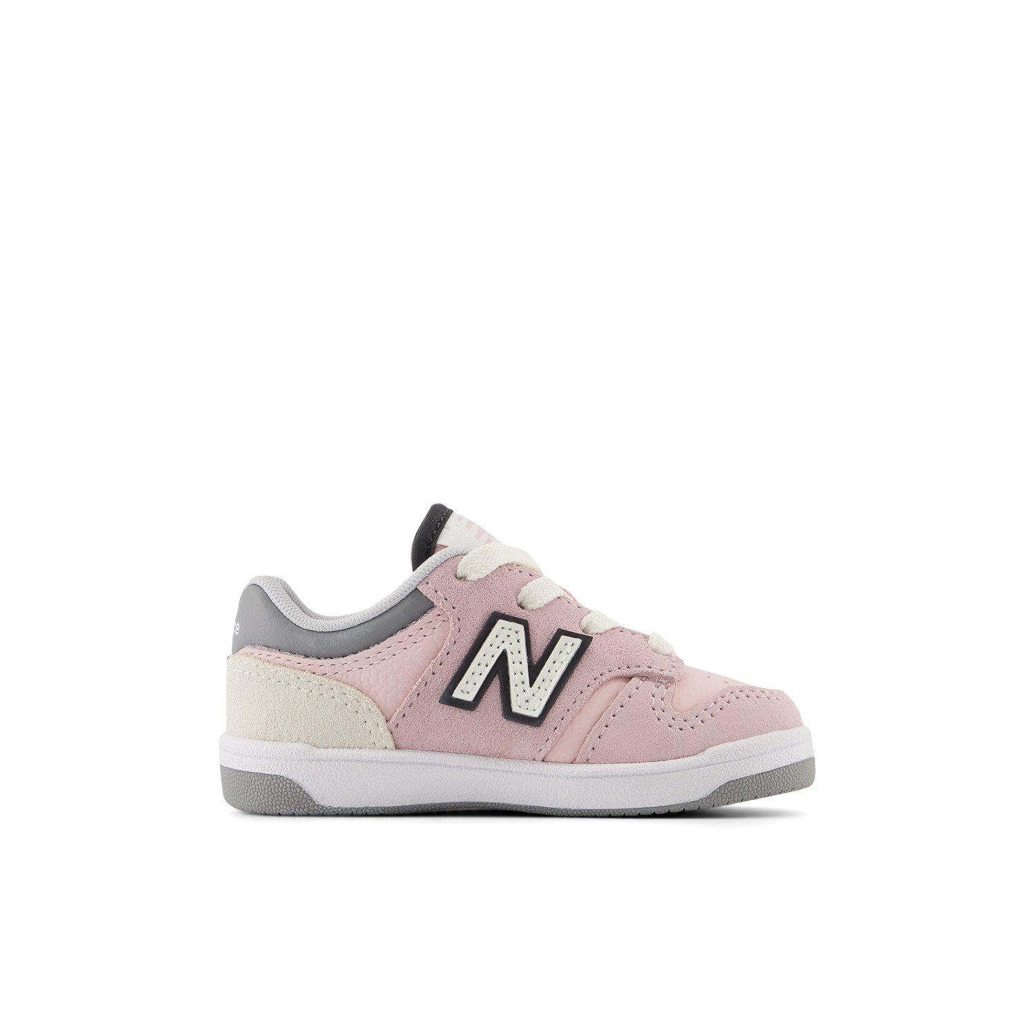 New Balance 480 Toddler Girls' "Pink/Grey" Shoe