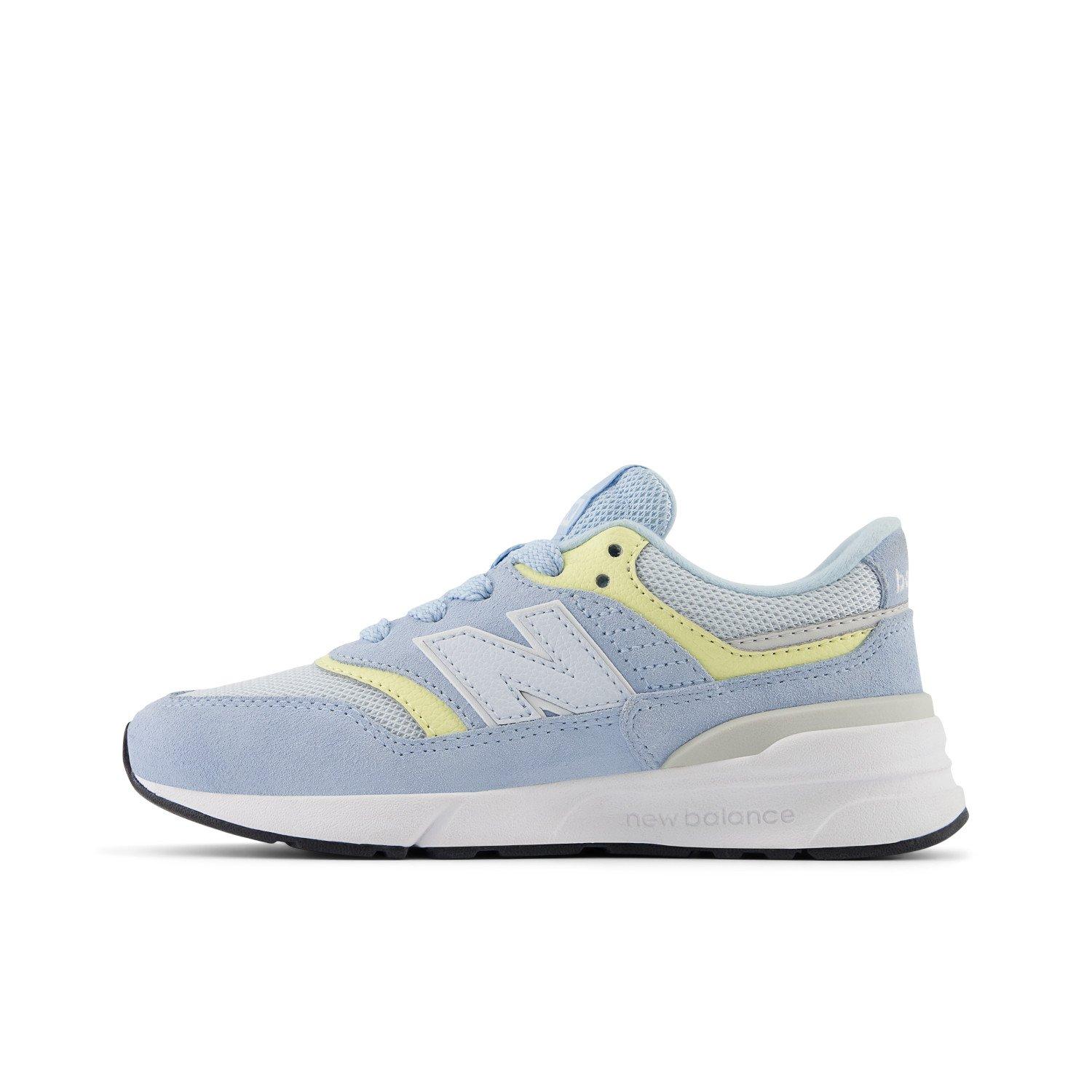 New Balance 997 Preschool Girls' "Blue/Yellow" Shoe