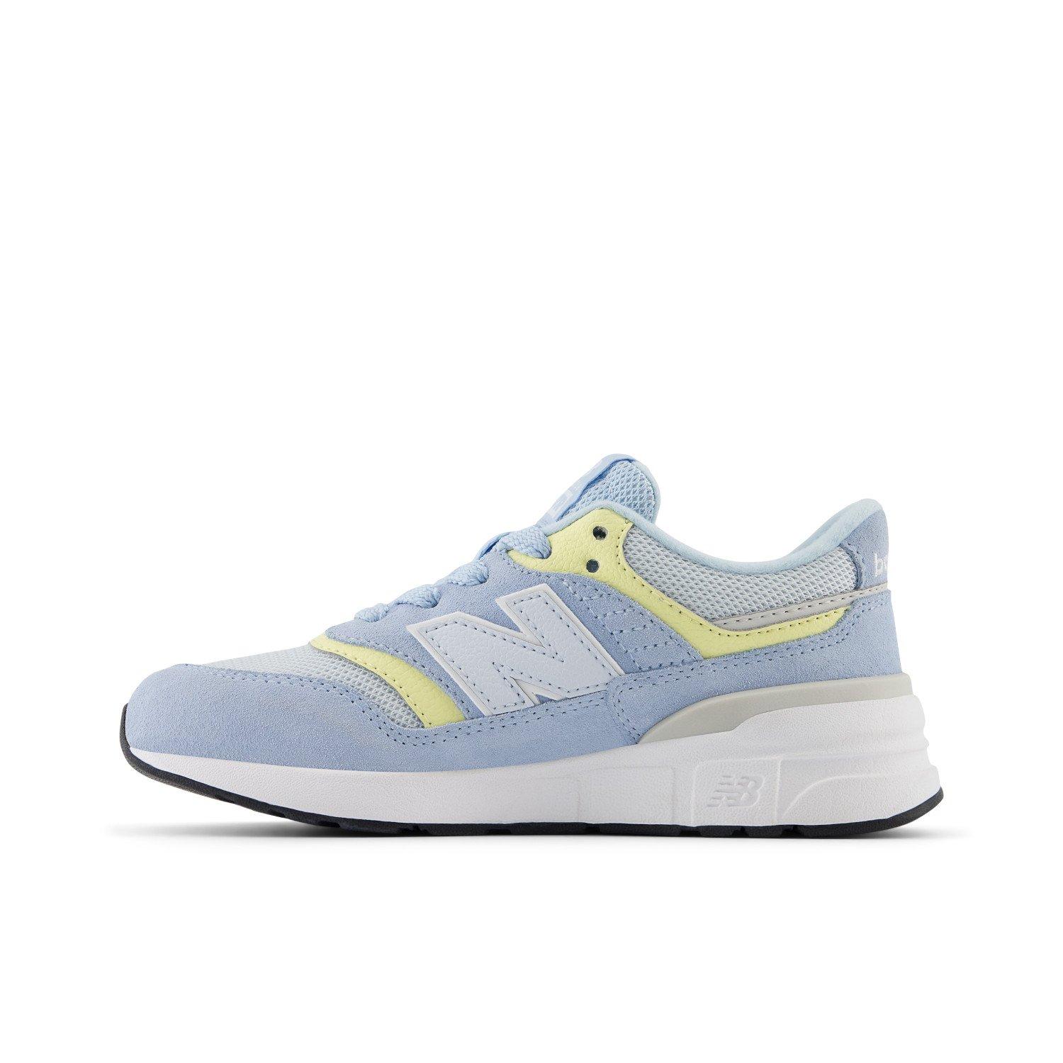 New Balance 997 Preschool Girls' "Blue/Yellow" Shoe
