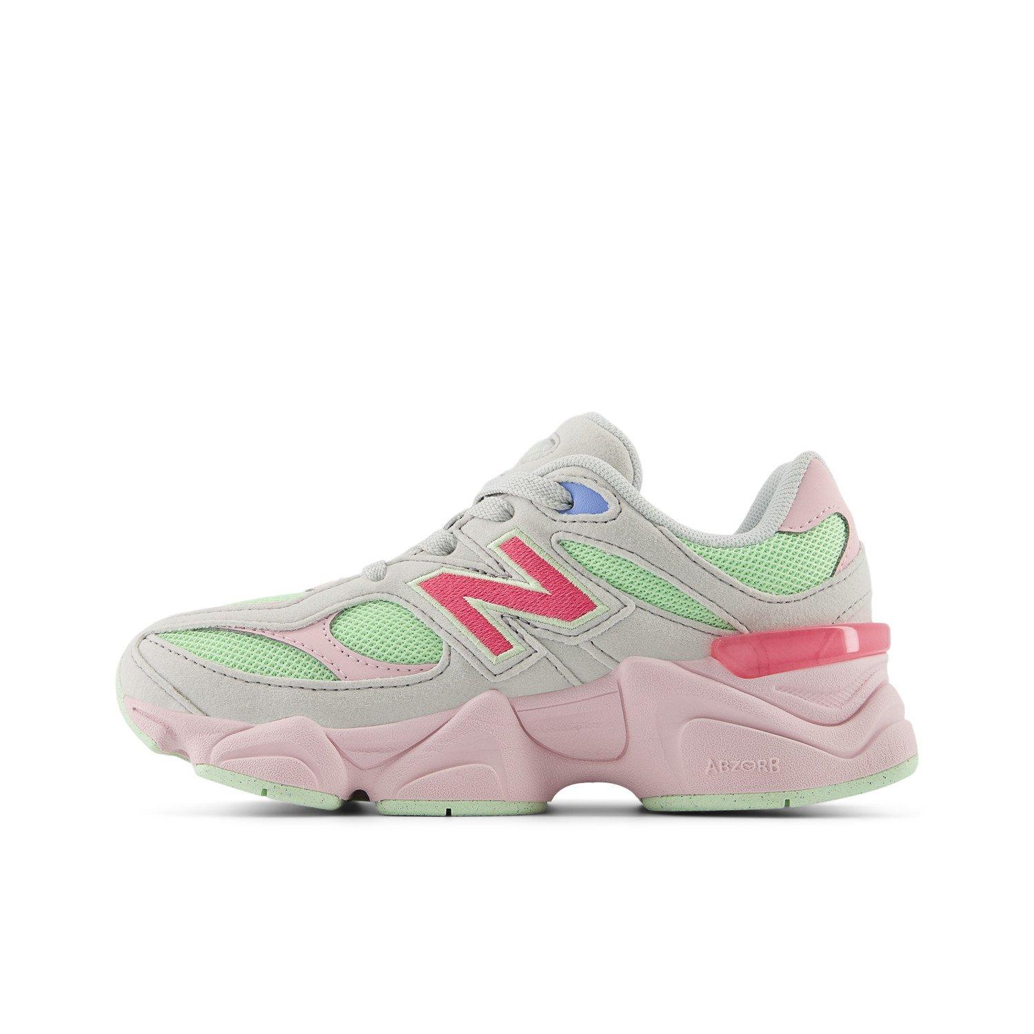 New Balance 9060 Preschool Girls' "Pink/Grey" Shoe